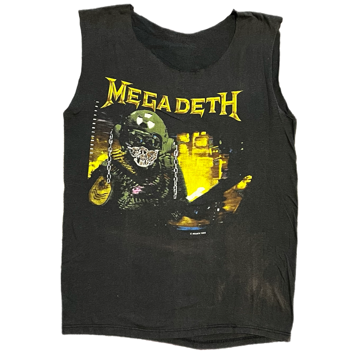 Vintage Megadeth "So Far, So Good..." '88 Cut Off Shirt