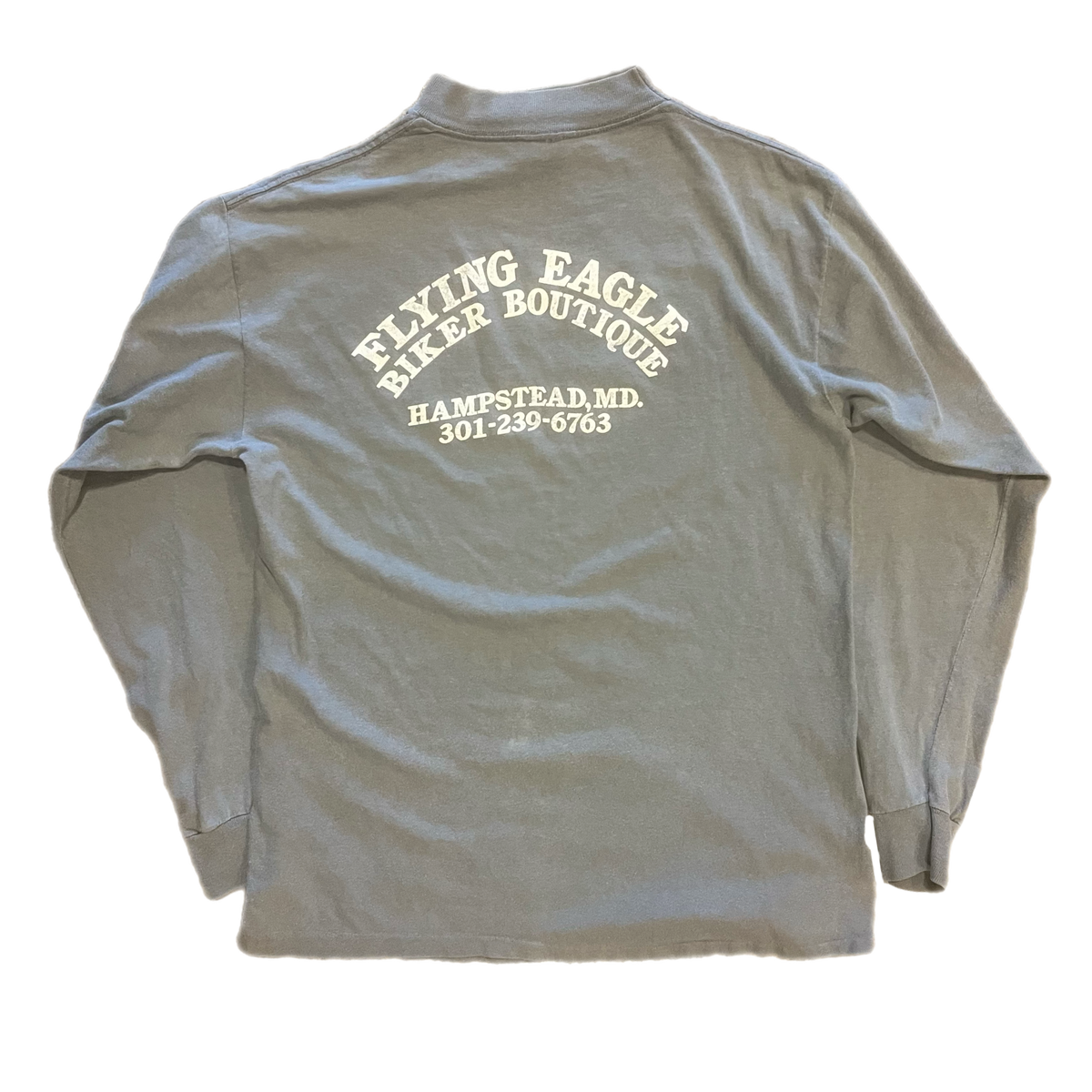 Vintage Harley-Davidson "3D Emblem" Flying Eagle Biker Boutique Hampstead, MA Long Sleeve Shirt
