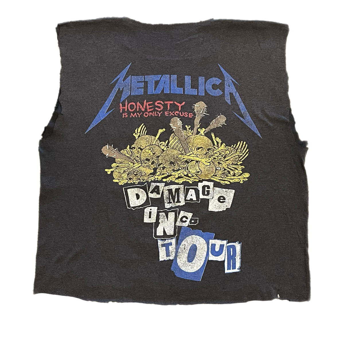 Vintage Metallica "Damage Inc" Pushead Cut Off T-Shirt