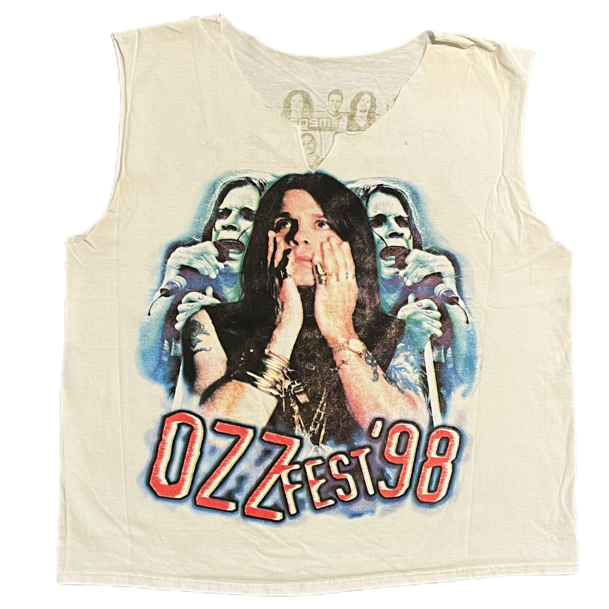 Vintage Ozzfest "Ozzy Osbourne" '98 Cut Off Shirt