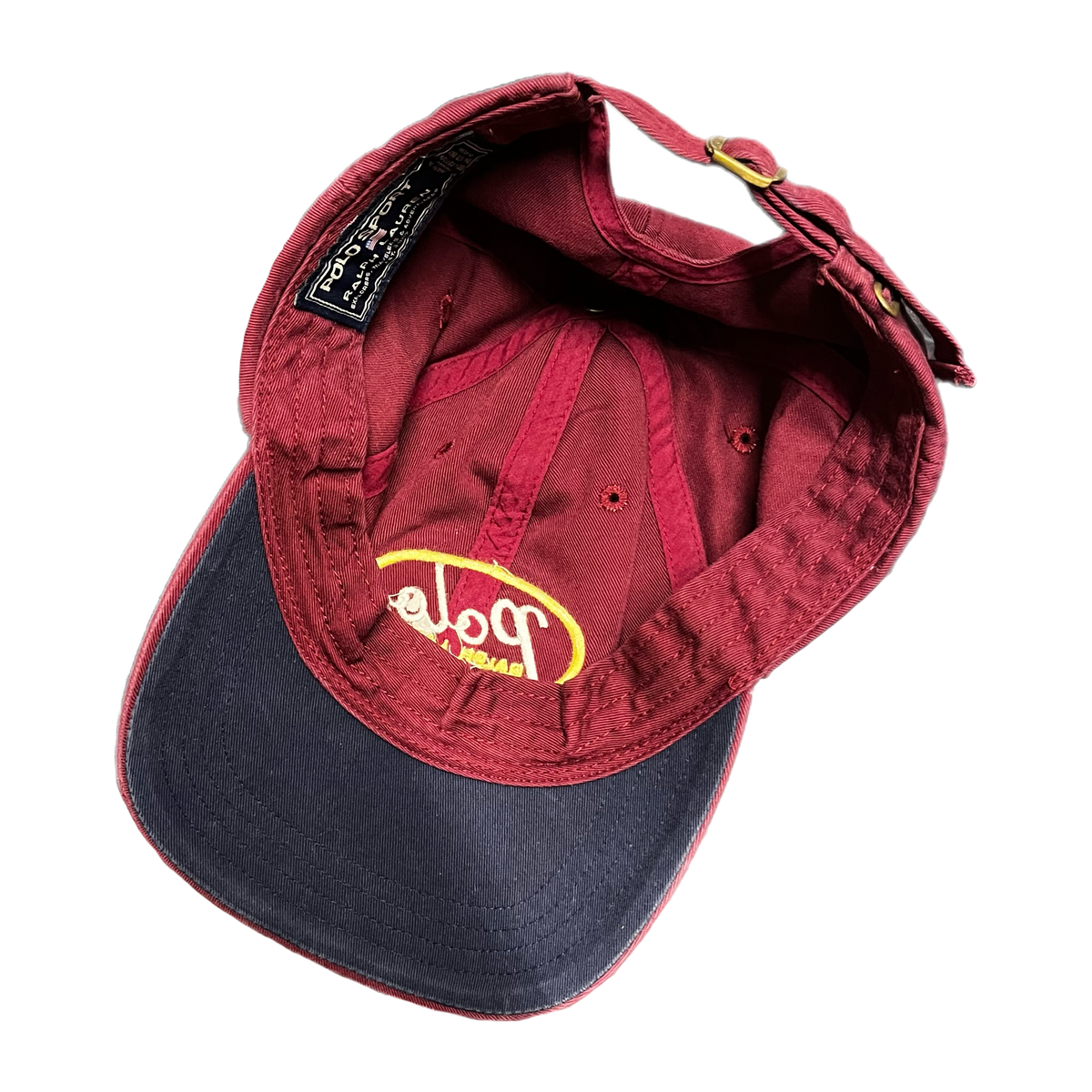 Vintage Ralph Lauren "Polo Sport" Embroidered Burgundy Hat
