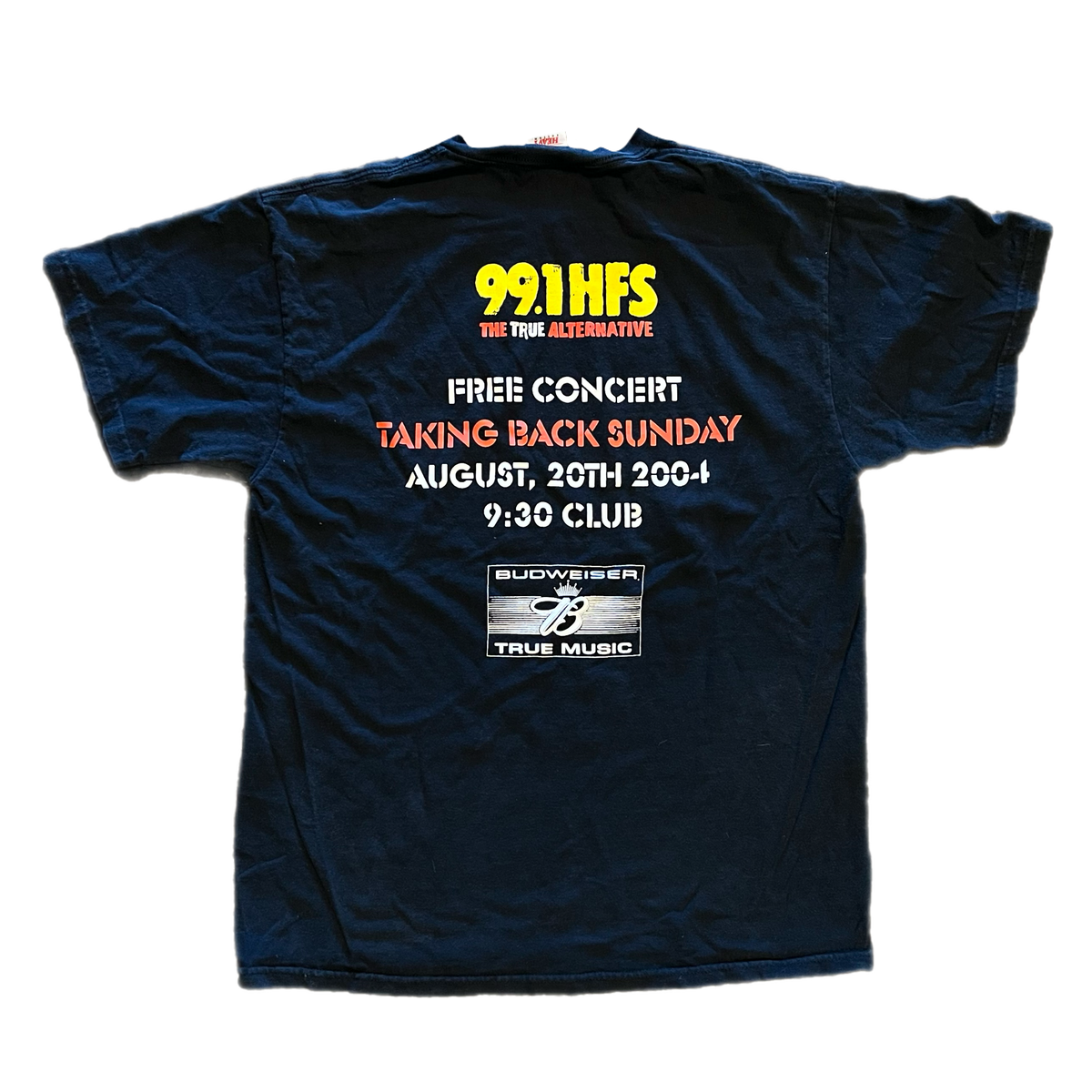 Vintage Taking Back Sunday "9:30 Club" Free Concert '04 T-Shirt - jointcustodydc