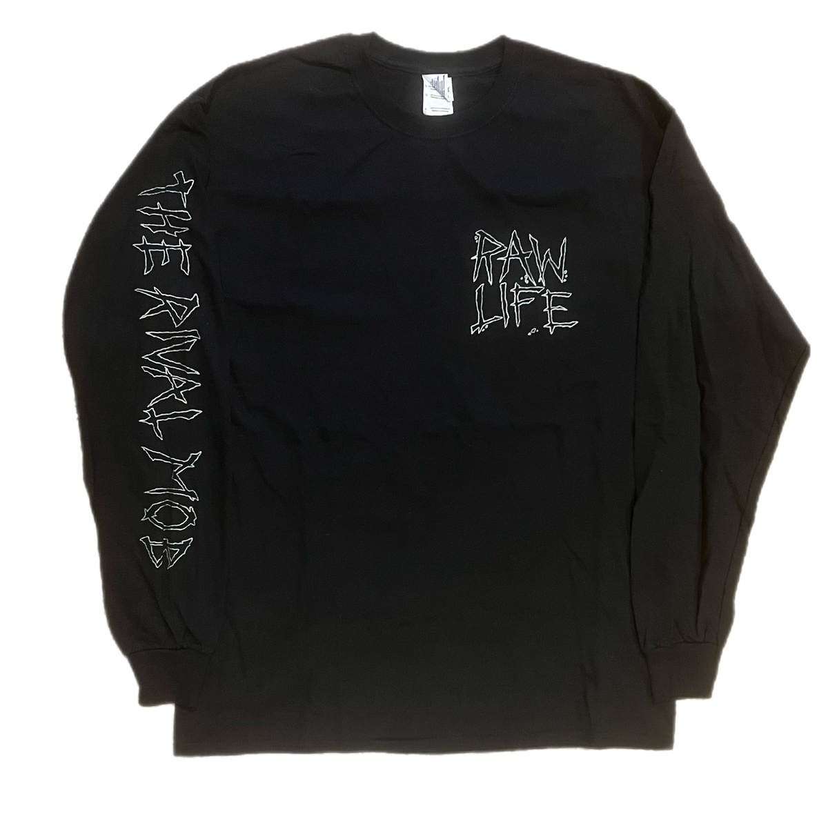 The Rival Mob "Raw Life" Silver Ink Long Sleeve Shirt - jointcustodydc