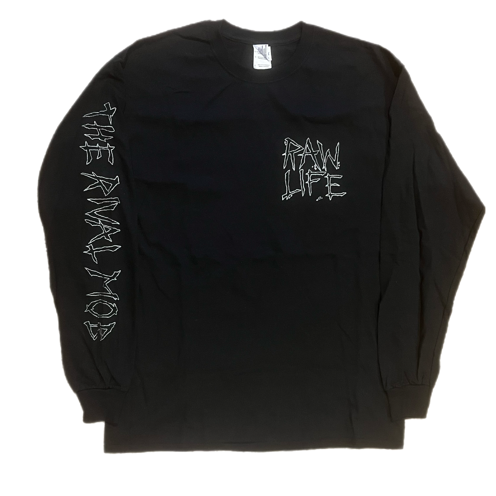 The Rival Mob "Raw Life" Silver Ink Long Sleeve Shirt - jointcustodydc