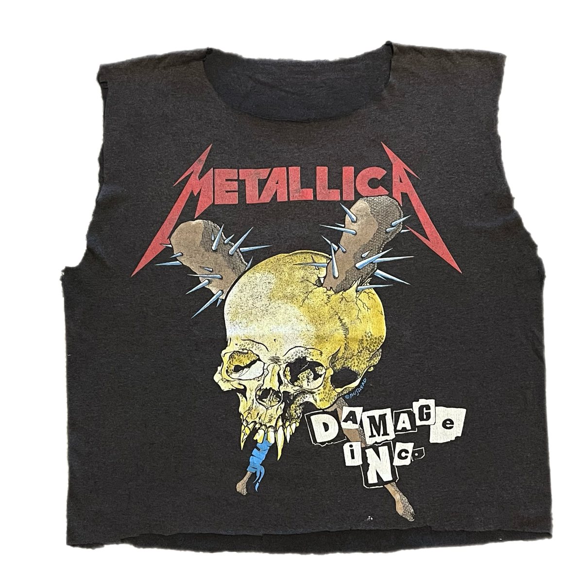 Vintage Metallica "Damage Inc" Pushead Cut Off T-Shirt