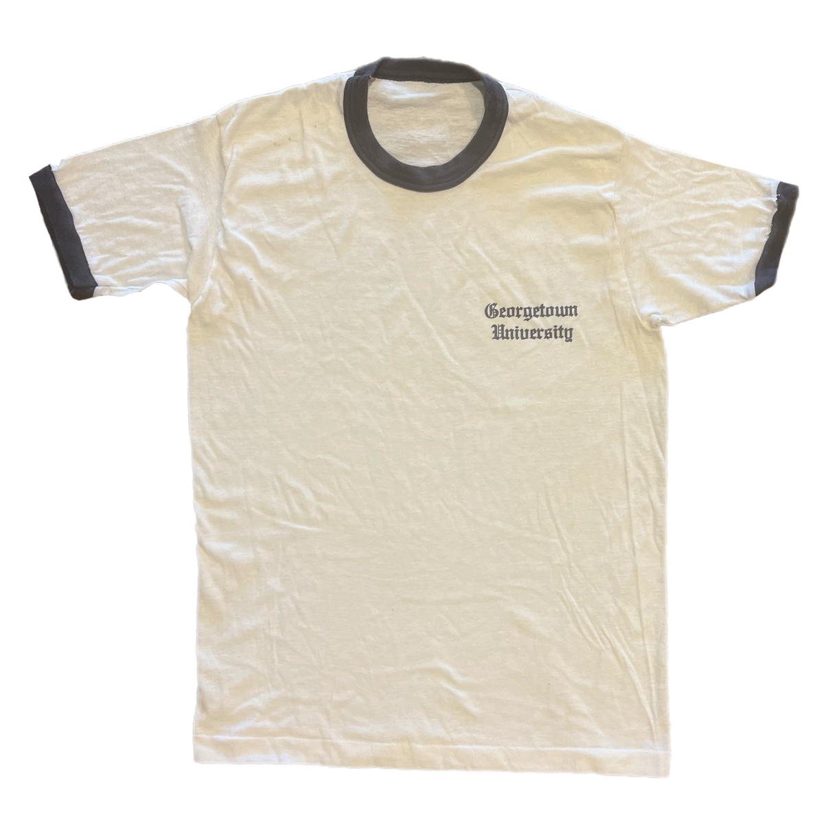 Vintage Georgetown "Collegiate" University Ringer
