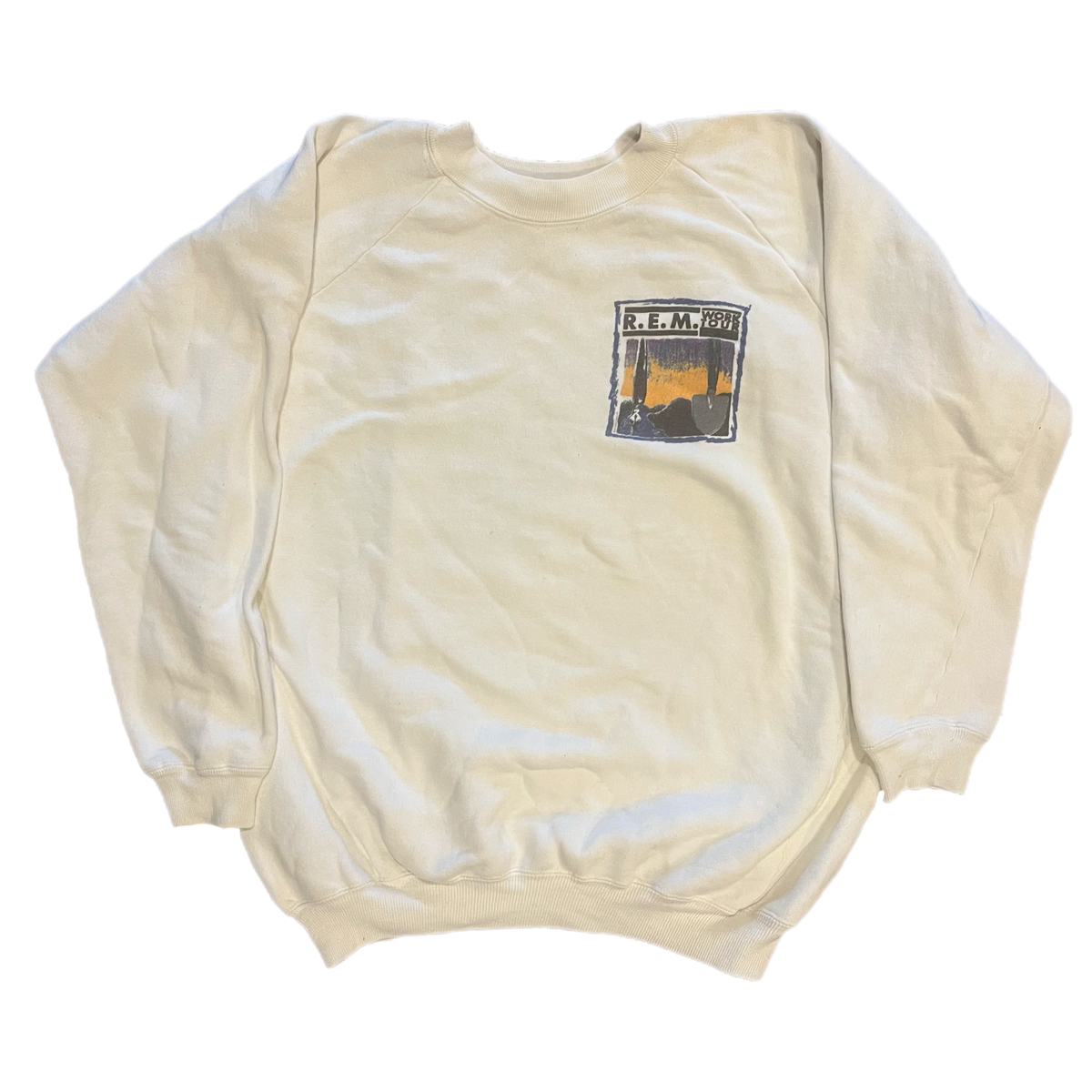 Vintage R.E.M. "Work" Tour Raglan Sweatshirt