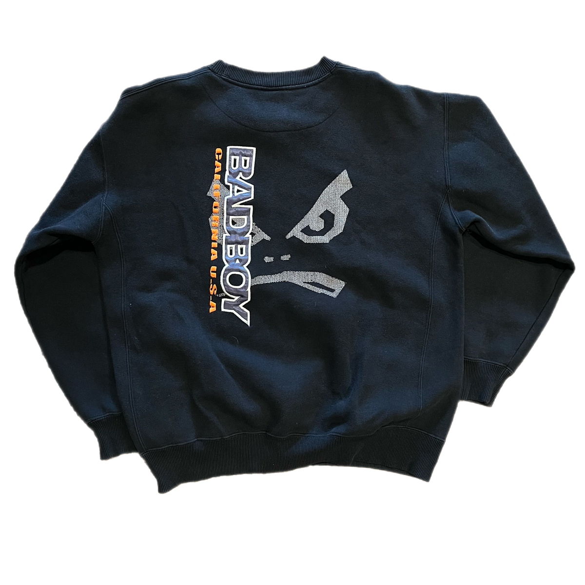 Vintage Bad Boy MMA "San Diego" Embroidered Crewneck Sweatshirt With Pockets