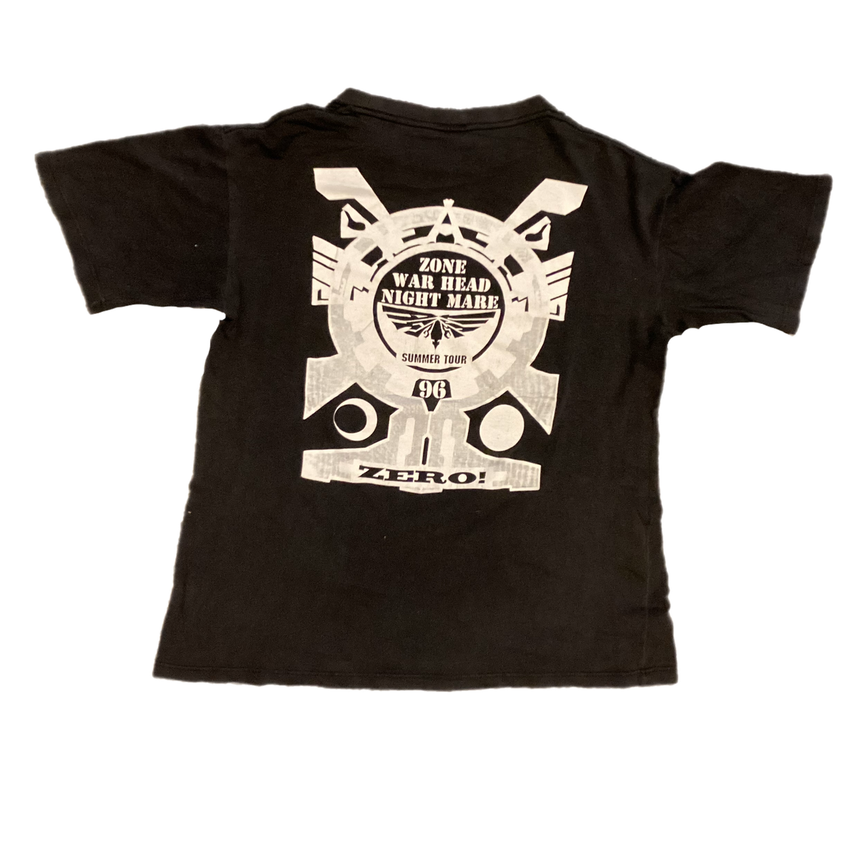 Vintage Zone Warhead Nightmare "AGAINST" Summer Tour '96 T-Shirt