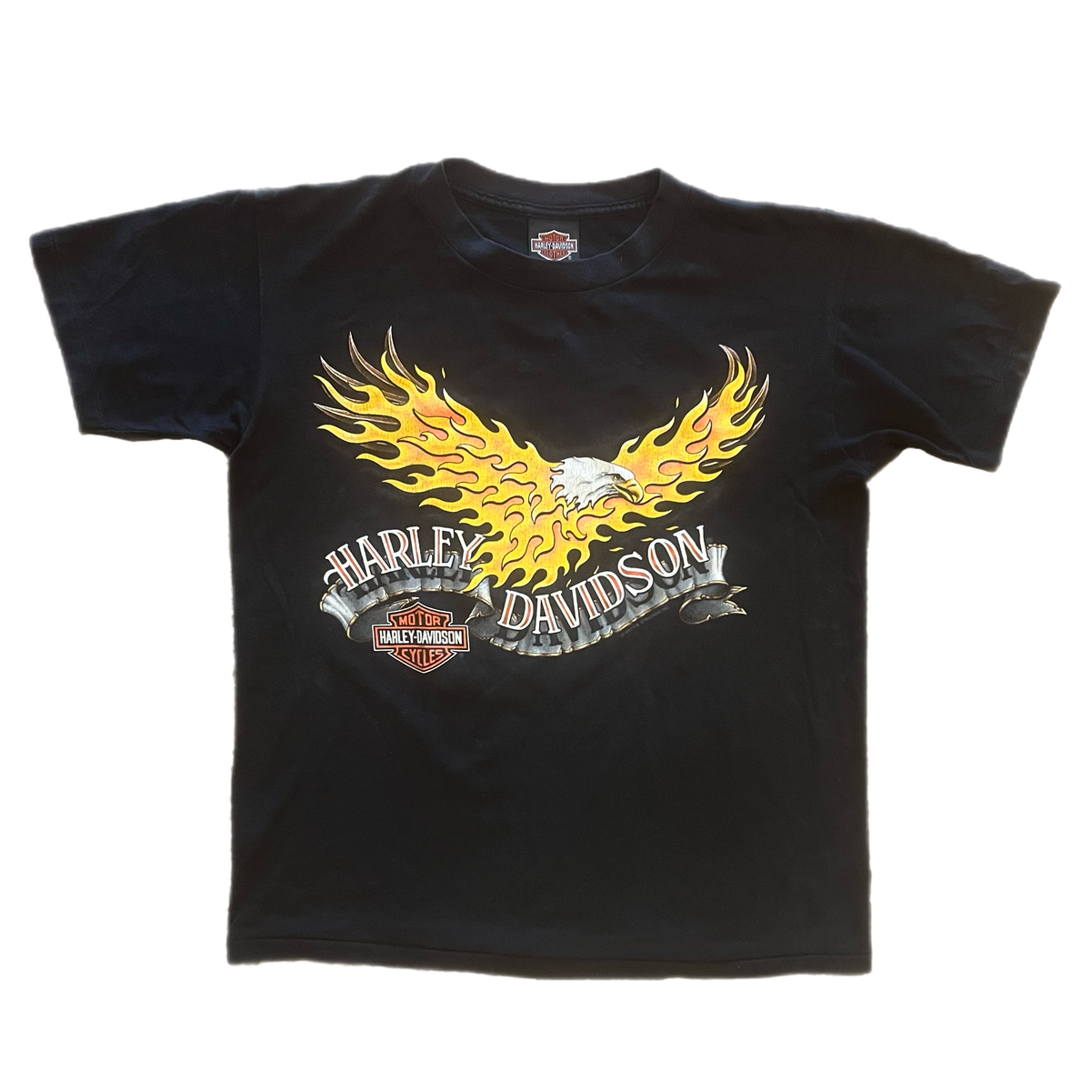 Vintage Harley-Davidson "Flame Eagle" Greensboro, NC T-Shirt