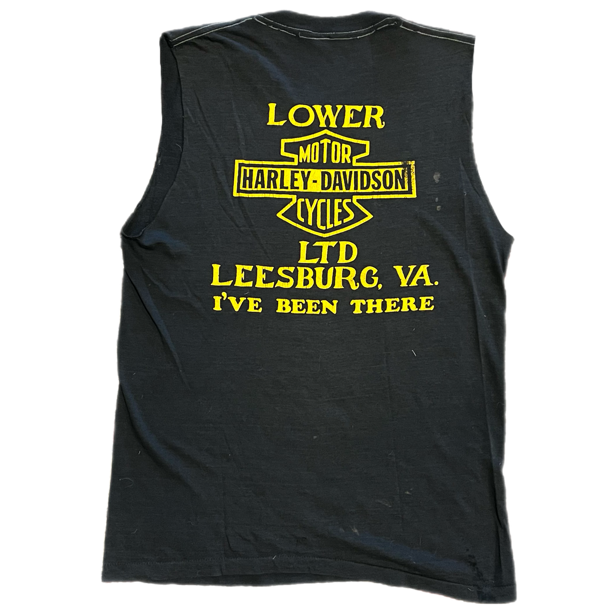 Vintage Lower LTD "Harley-Davidson" Leesburg, VA Cut Shirt