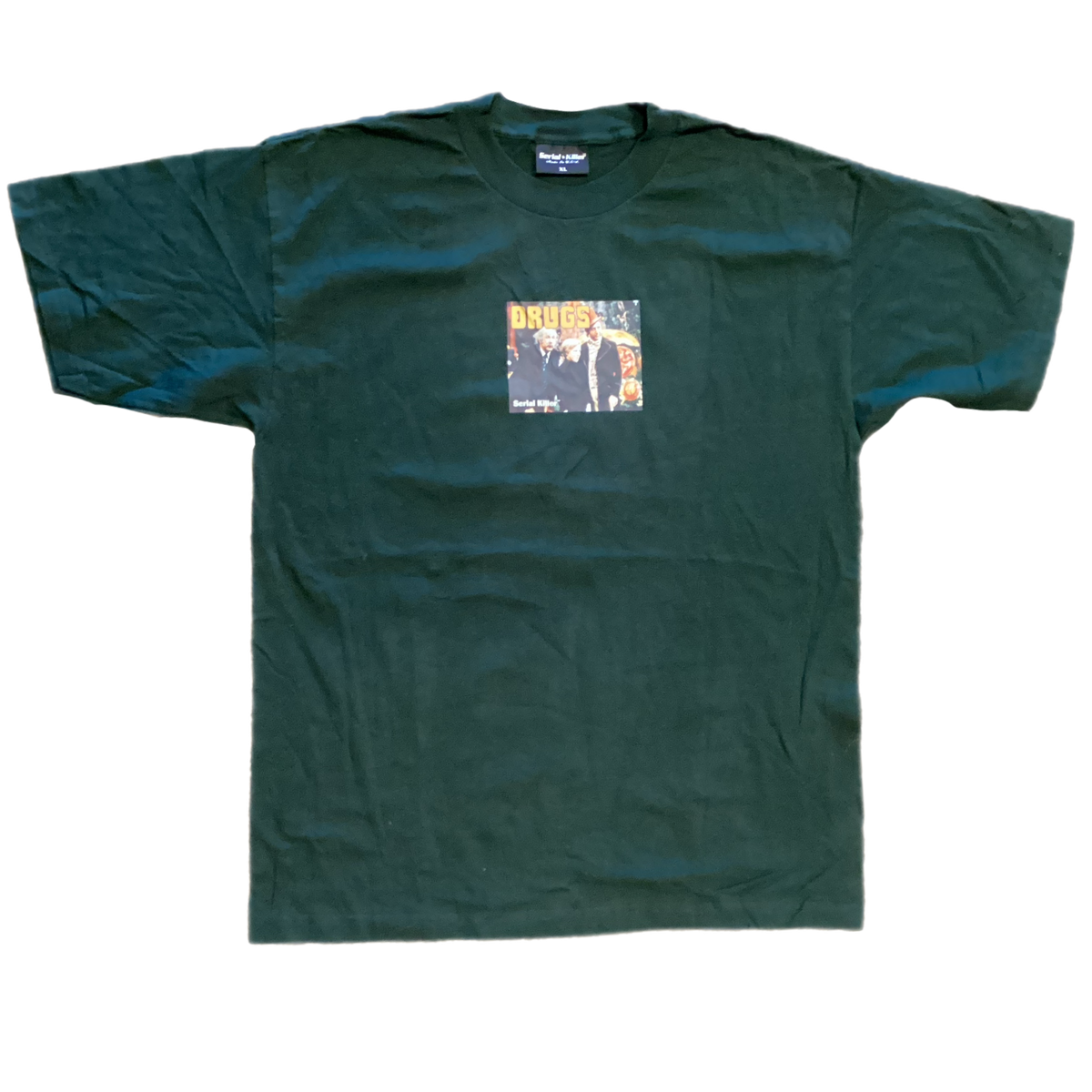 Vintage SERIAL KILLER "Drugs" Willy Wonka T-Shirt