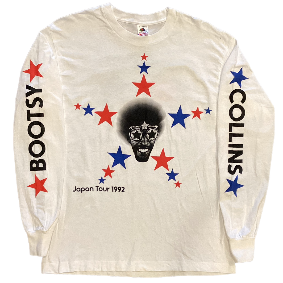 Vintage Bootsy Collins "Japan '92" Long Sleeve Tour T-Shirt