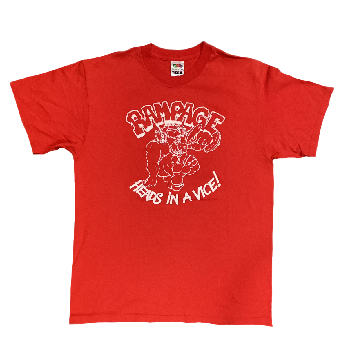 Vintage Rampage "Heads In A Vice!" T-Shirt