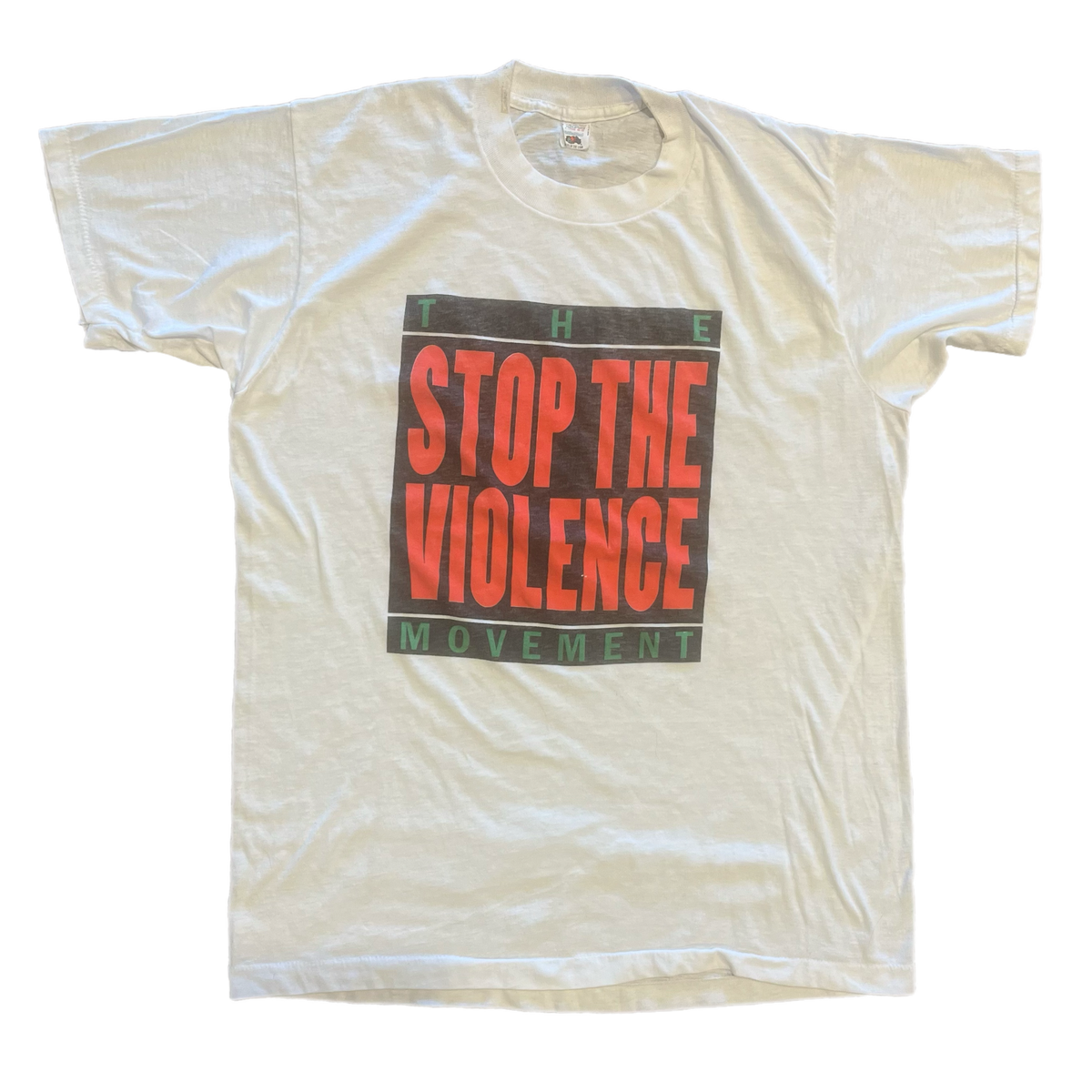Vintage The Stop The Violence Movement "Self Destruction" Promotional T-Shirt