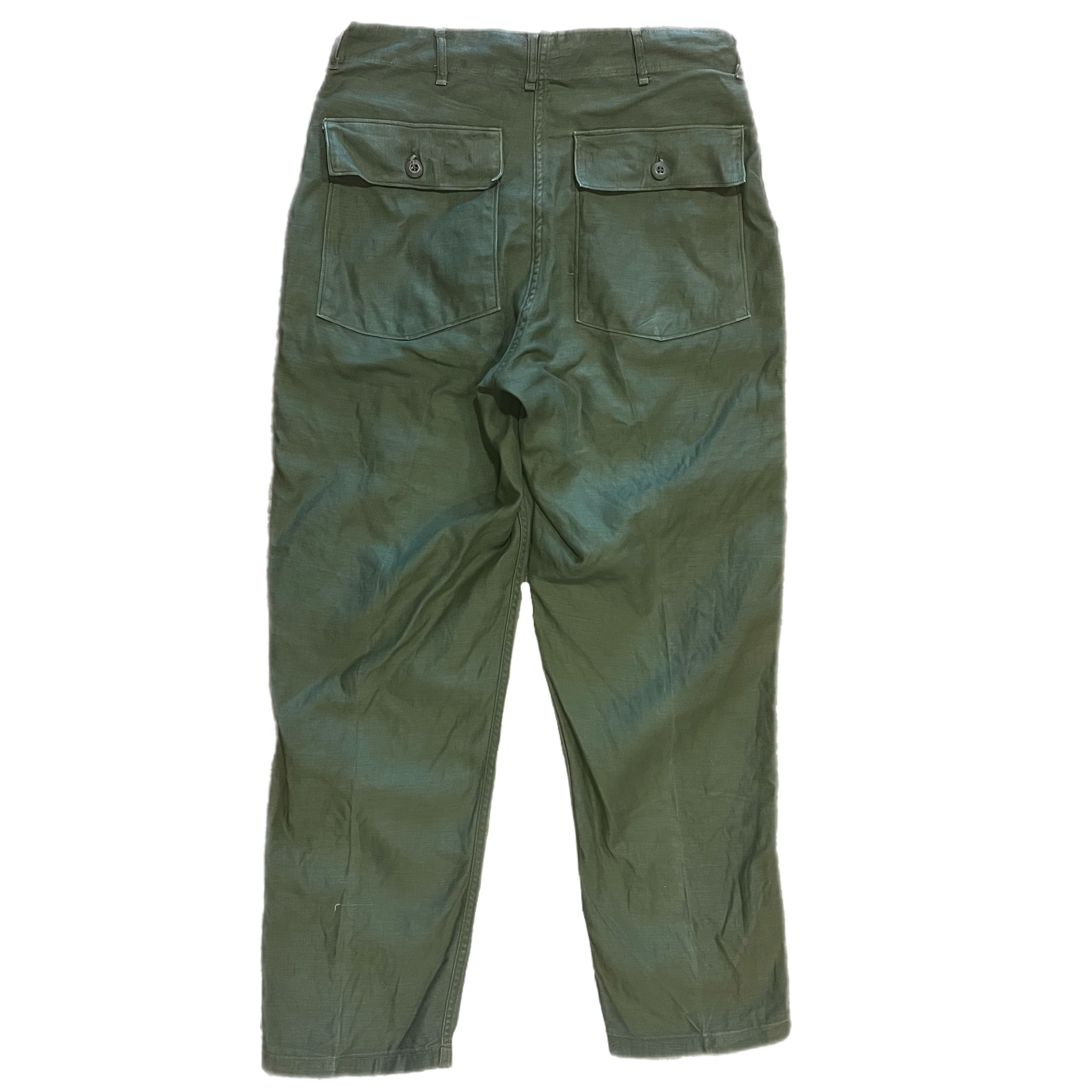 Vintage Coastal Industries Inc. Trousers, Men's Cotton Sateen OG
