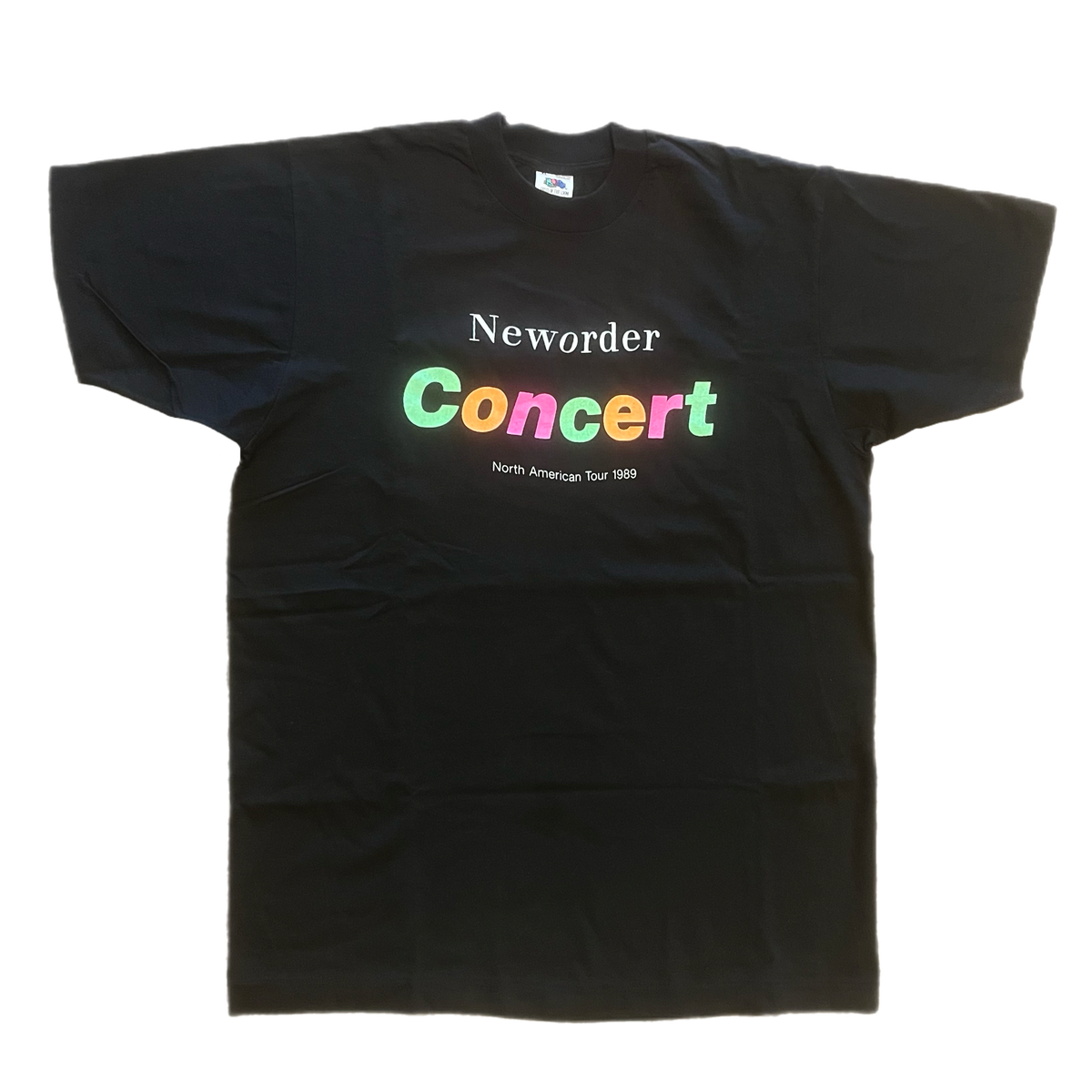 Vintage New Order “North American Tour ‘89” Tour T-Shirt