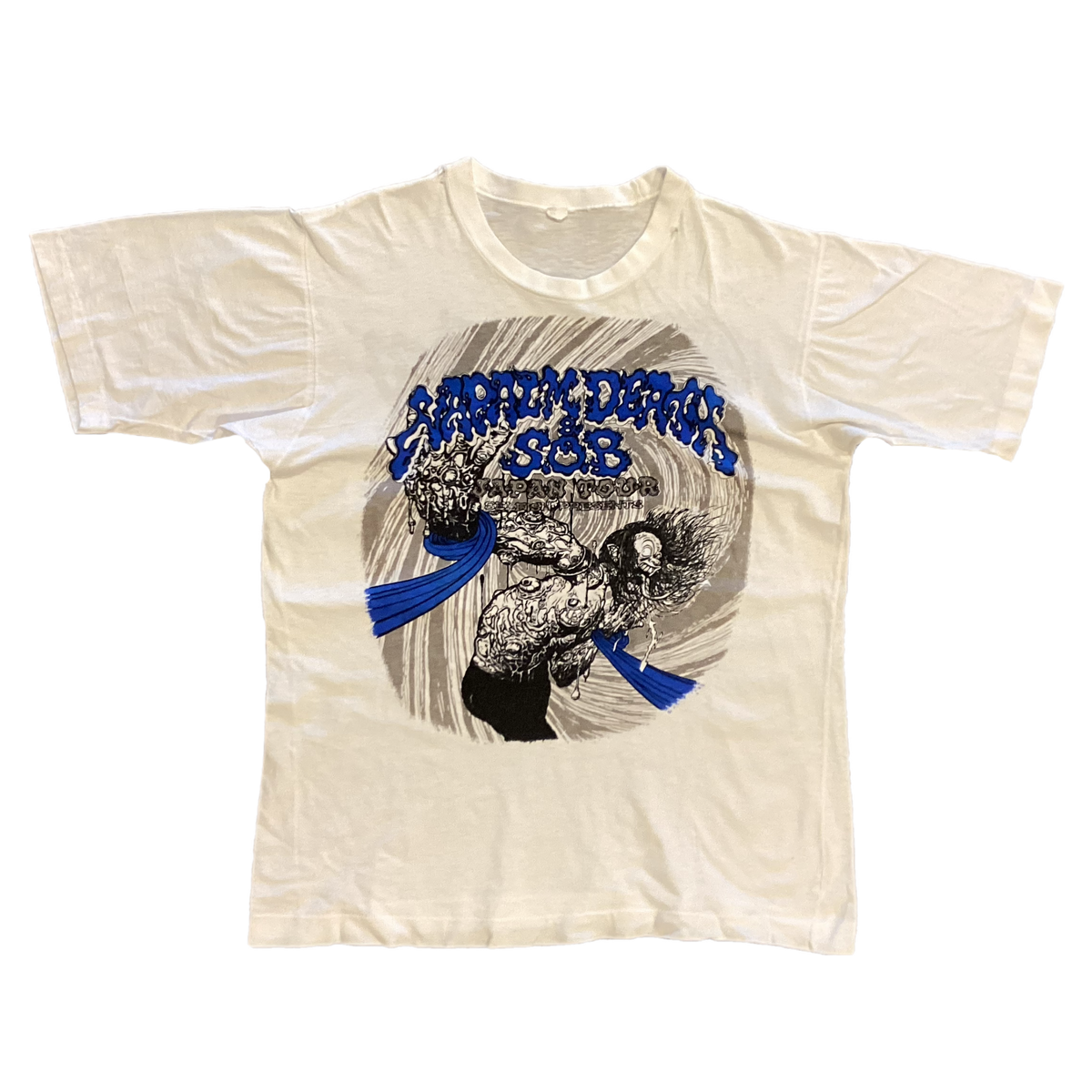 Vintage Napalm Death S.O.B "Japan" Tour T-Shirt Presented by Selfish