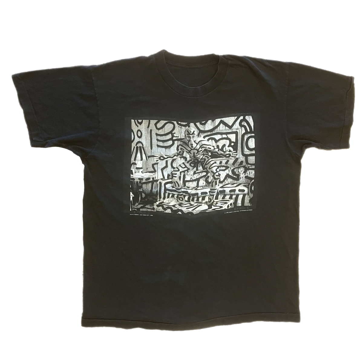 Vintage Annie Leibovitz "Photographs 1970-1990" Keith Haring T-Shirt