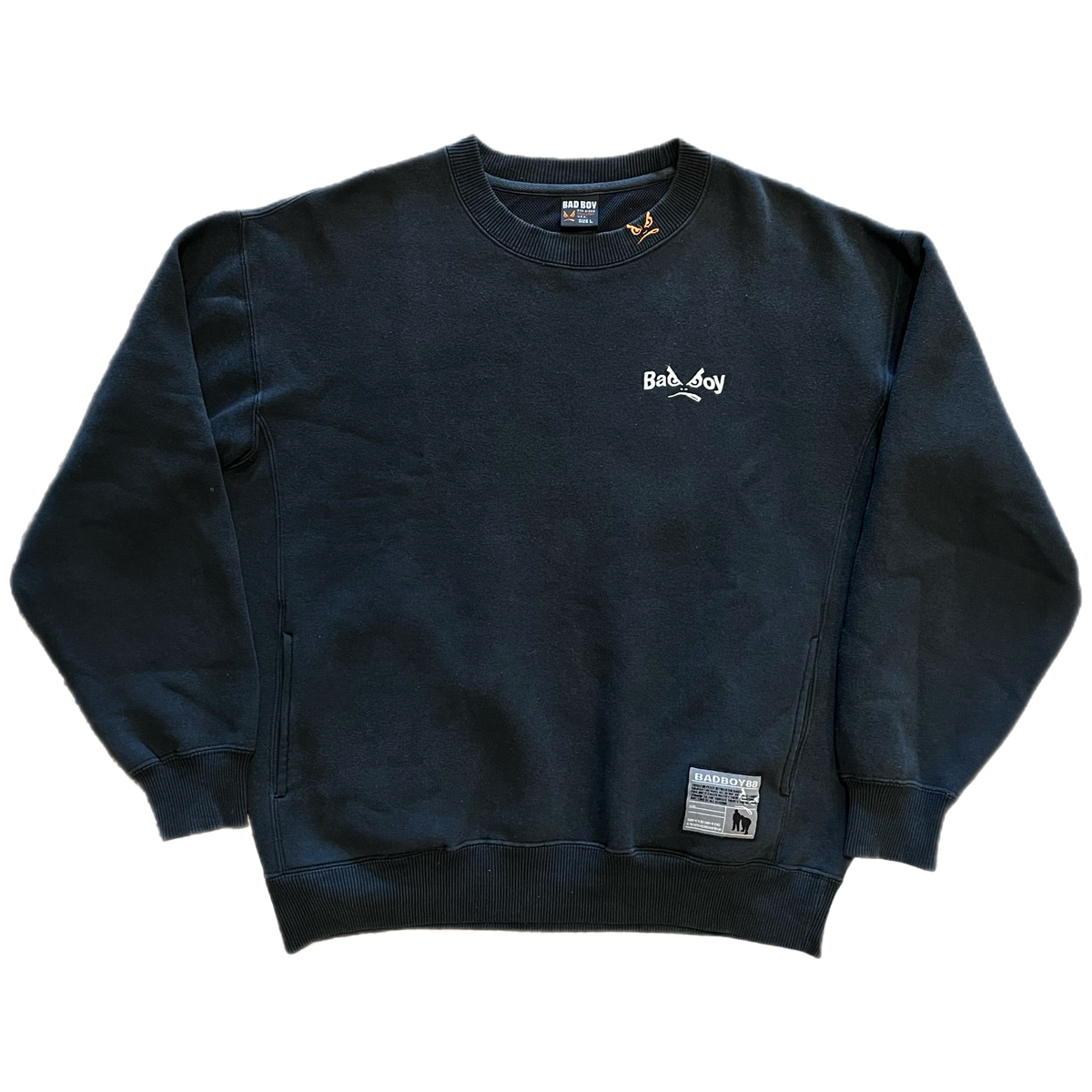 Vintage Bad Boy MMA "San Diego" Embroidered Crewneck Sweatshirt With Pockets