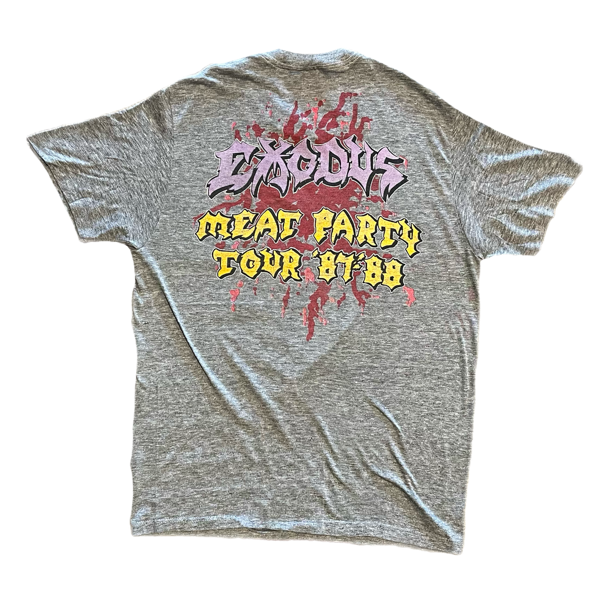 Vintage Exodus "Meat Party 87-88" Tour T-Shirt