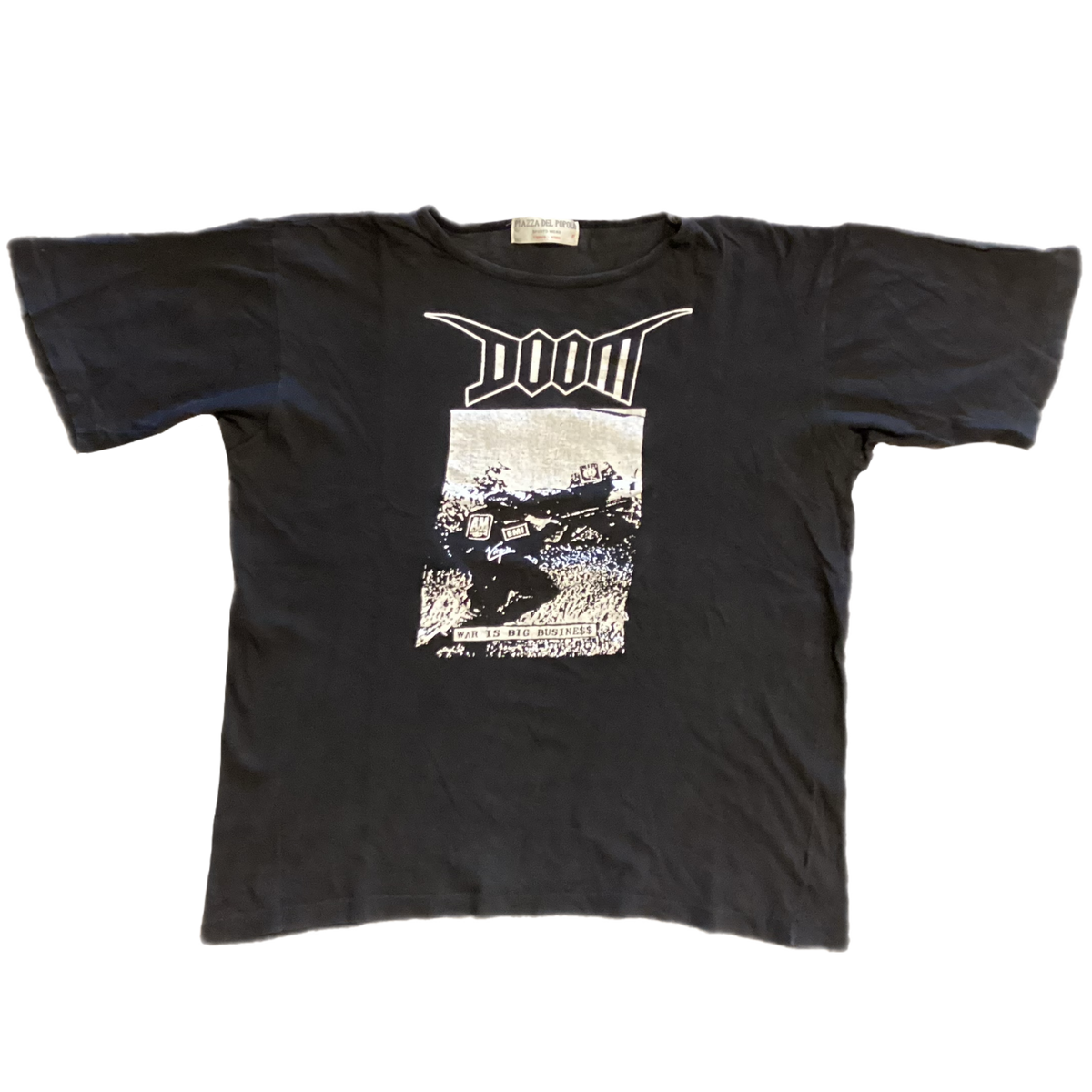 Vintage Doom "War Is Big Business" Burning Spirits T-Shirt
