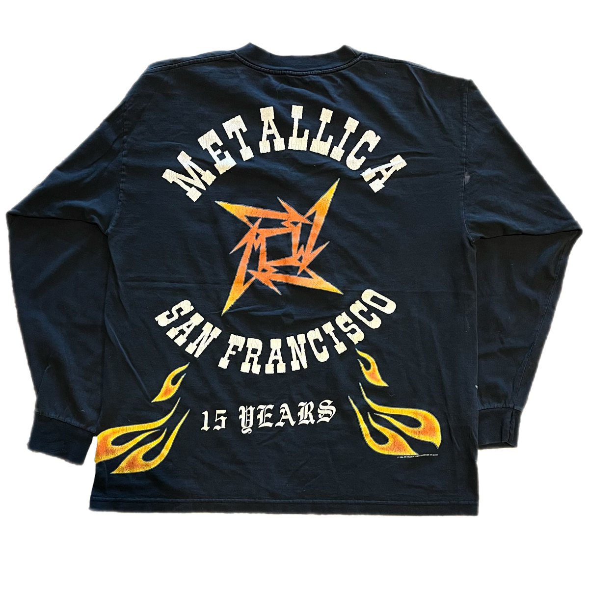 Vintage Metallica "15 Years" San Francisco Long Sleeve Shirt