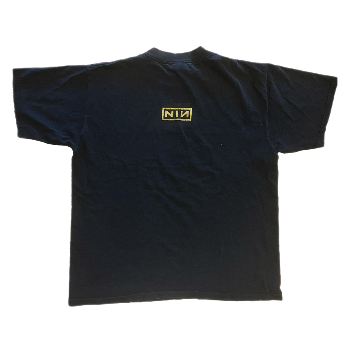 Vintage Nine Inch Nails "Closure" '97 Halo Twelve Gold Ink T-Shirt