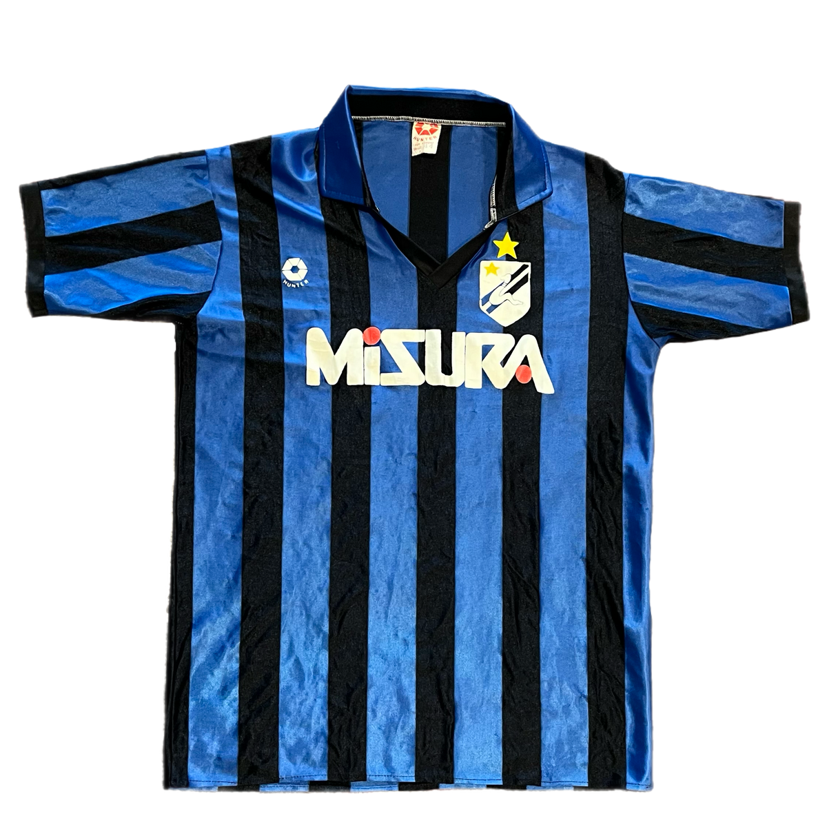 Vintage Inter Milan "MISURA" Hunter '88/89 Home Jersey