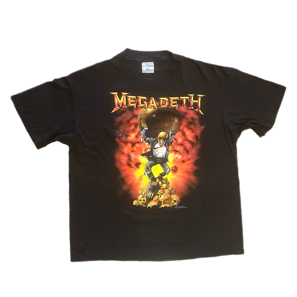 Vintage Megadeth "Oxidation Of The Nations" '91 Tour T-Shirt
