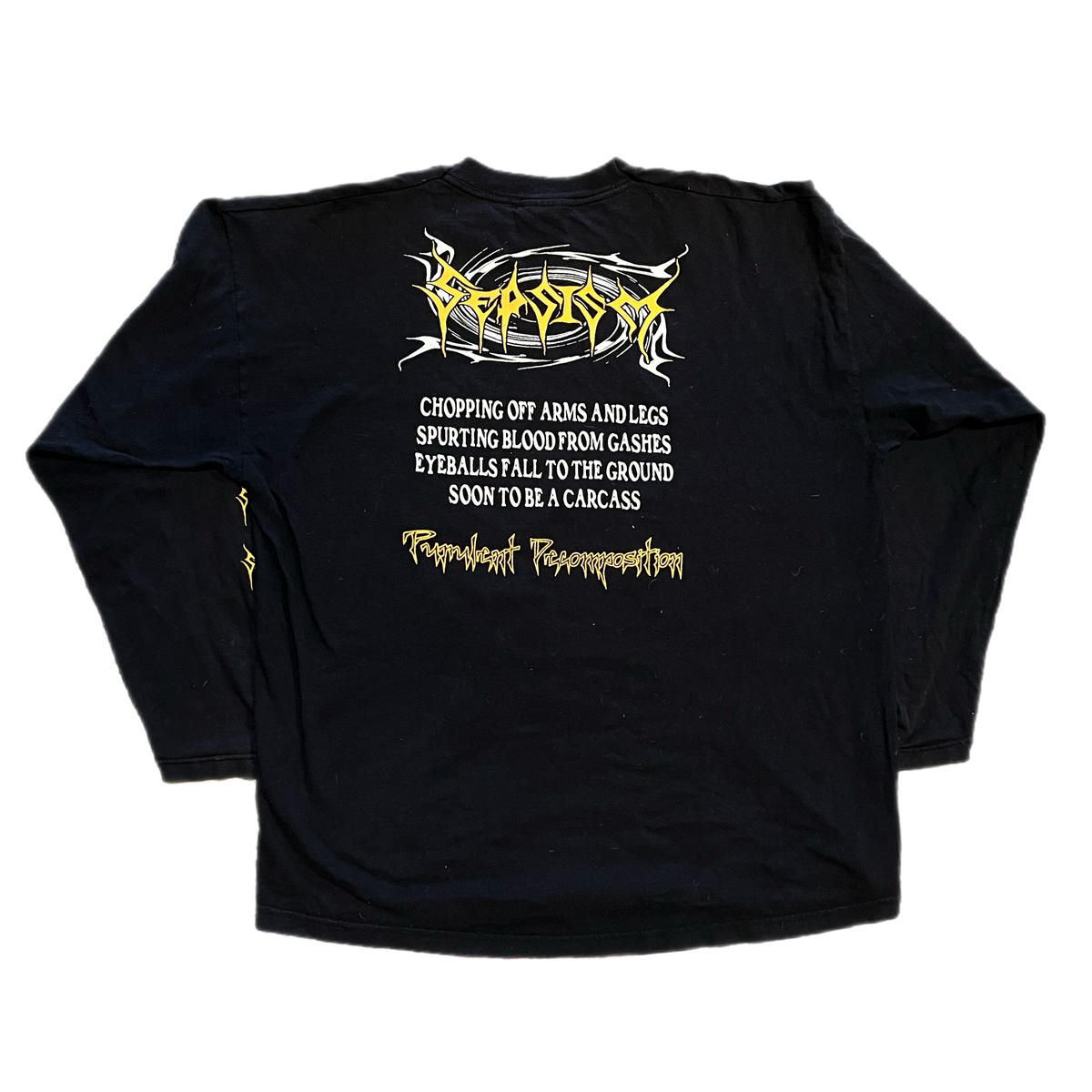 Vintage Sepsism "Purulent Decomposition" Long Sleeve Shirt