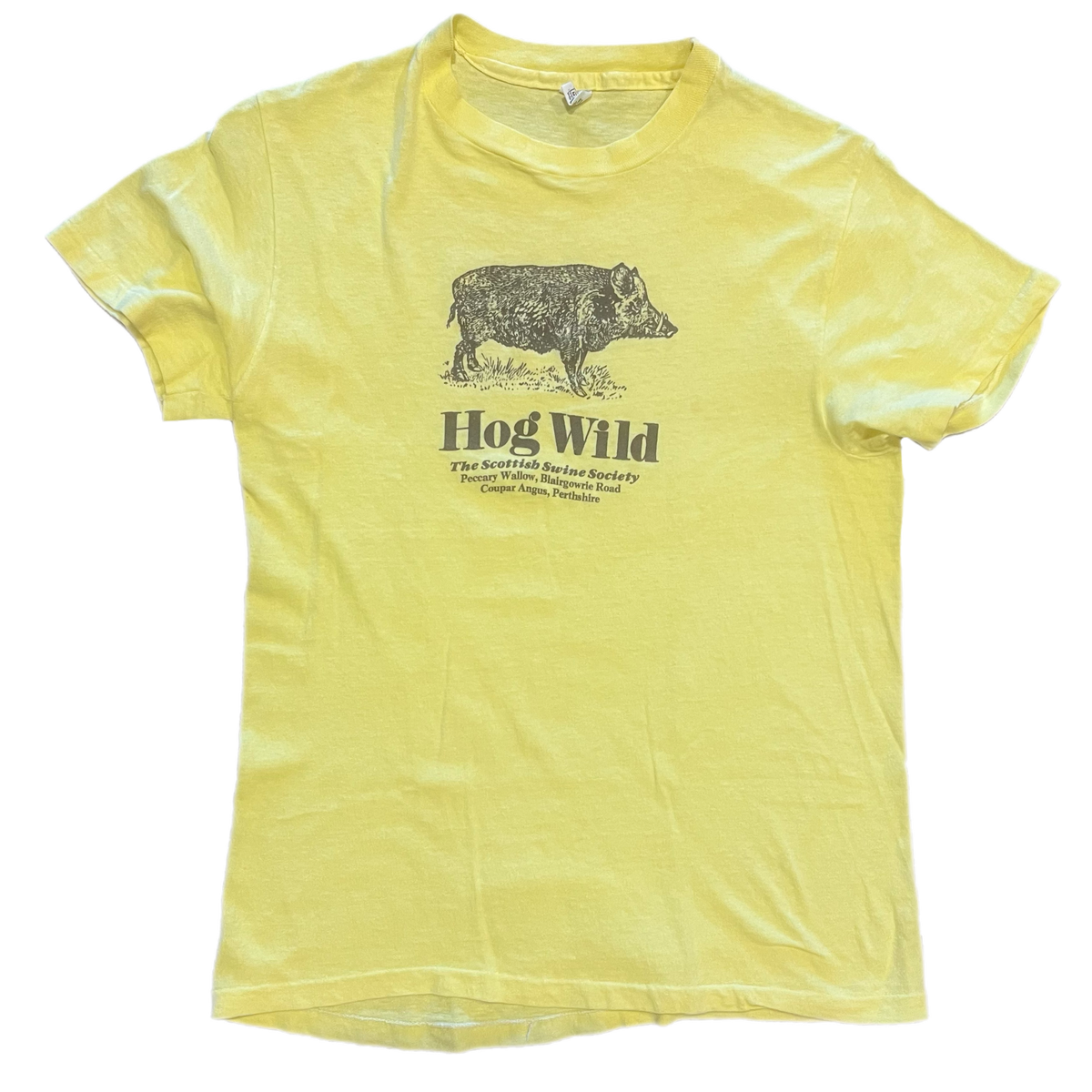 Vintage The Scottish Swine Society "Hog Wild" T-Shirt - jointcustodydc
