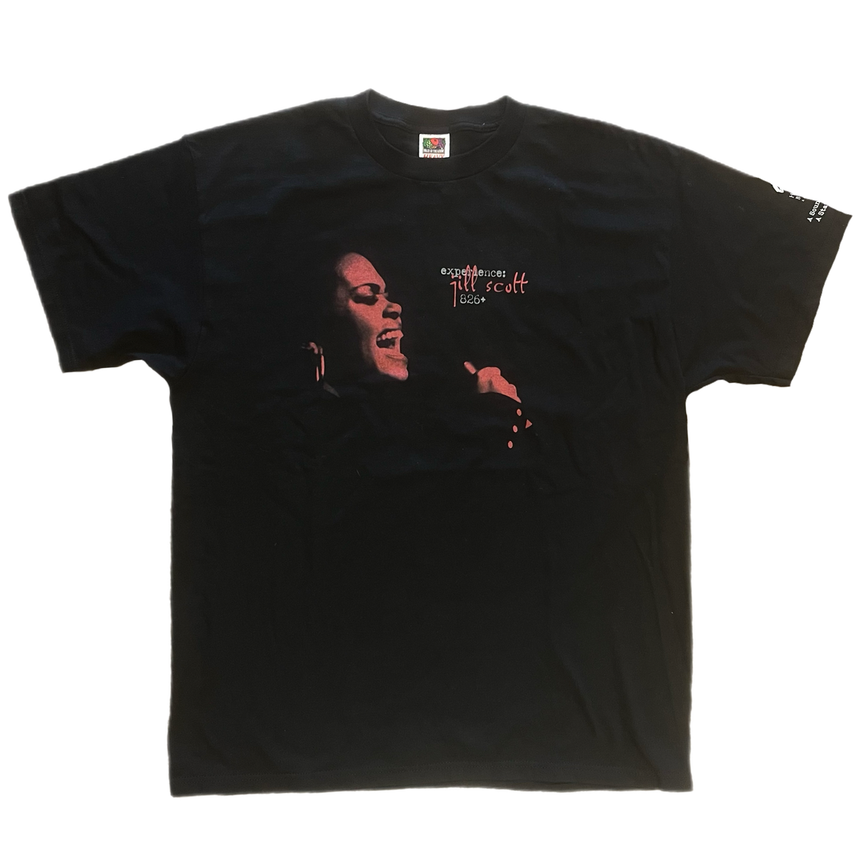 Vintage Jill Scott "Experience: Jill Scot 826+" Promotional 3-Sided T-Shirt