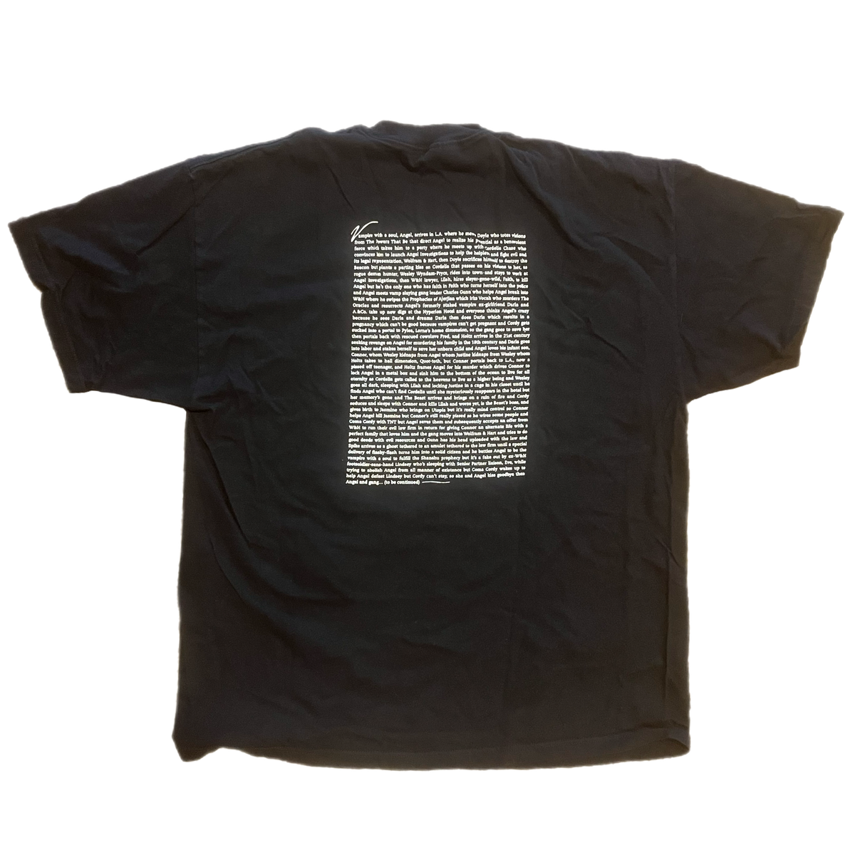 Vintage Angel "100 Episodes" Promotional TV Show T-Shirt