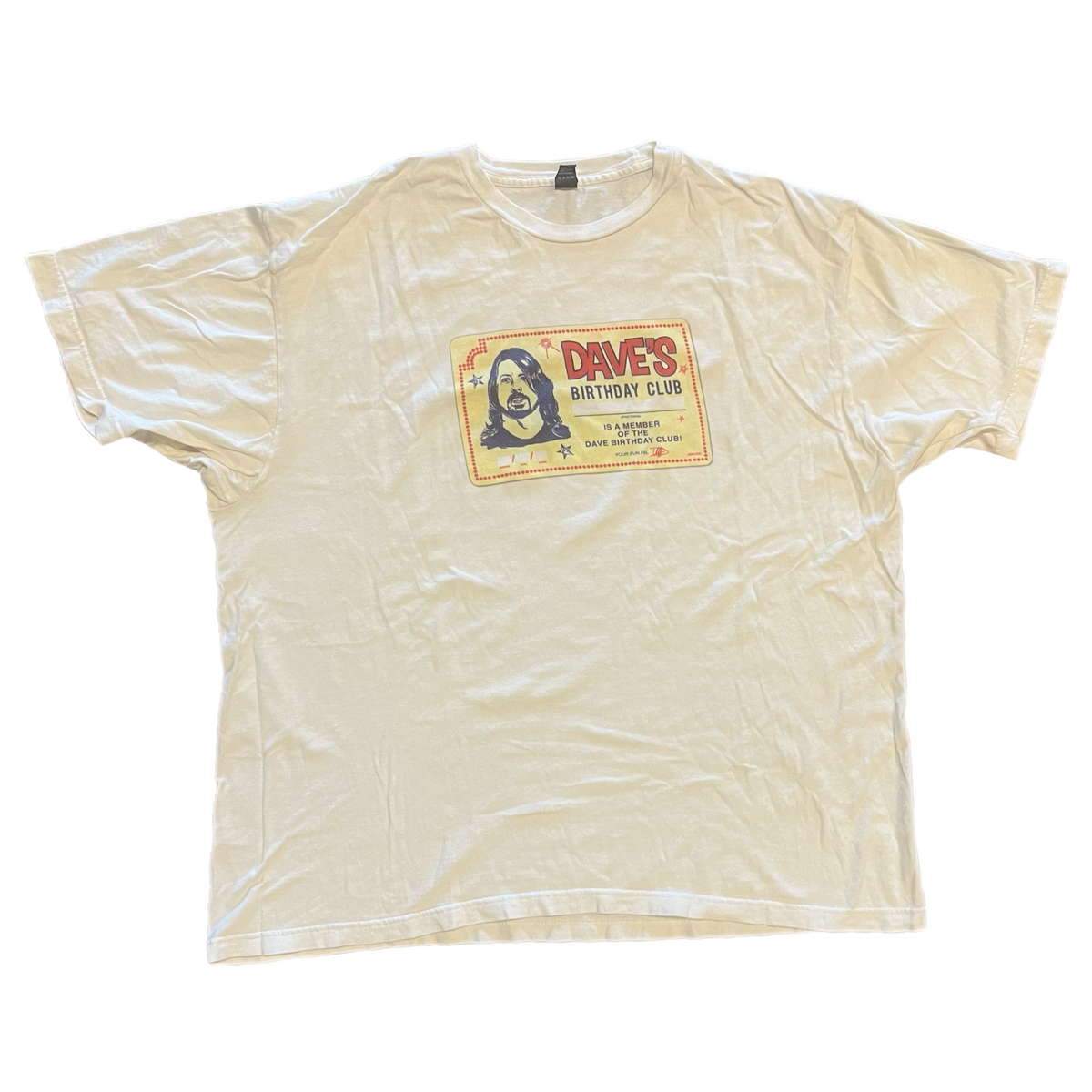 Foo Fighters "Dave Grohl" Birthday Club T-Shirt