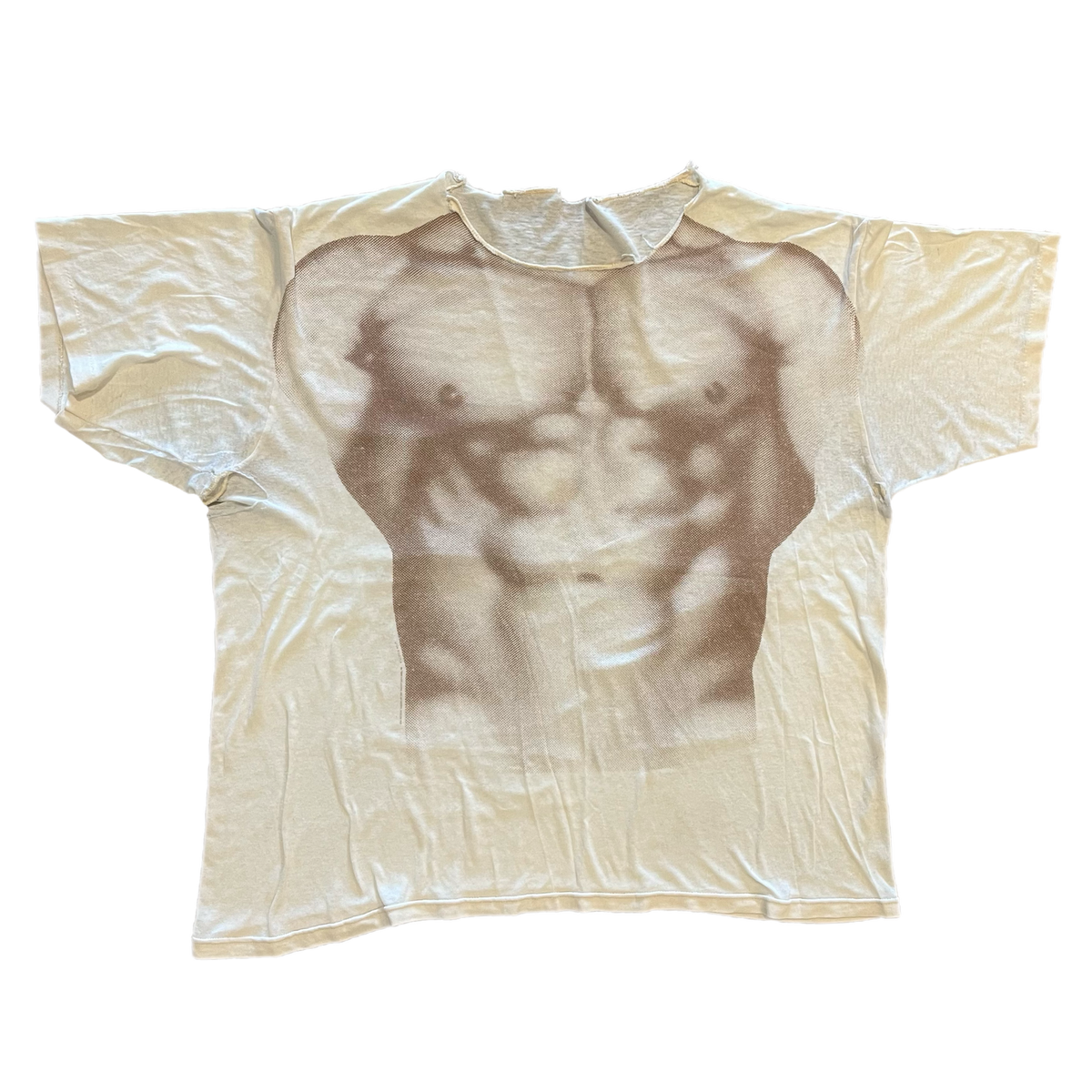 Vintage The Athletic Supporter LTD '88 "Muscle Man" Cut Collar T-Shirt