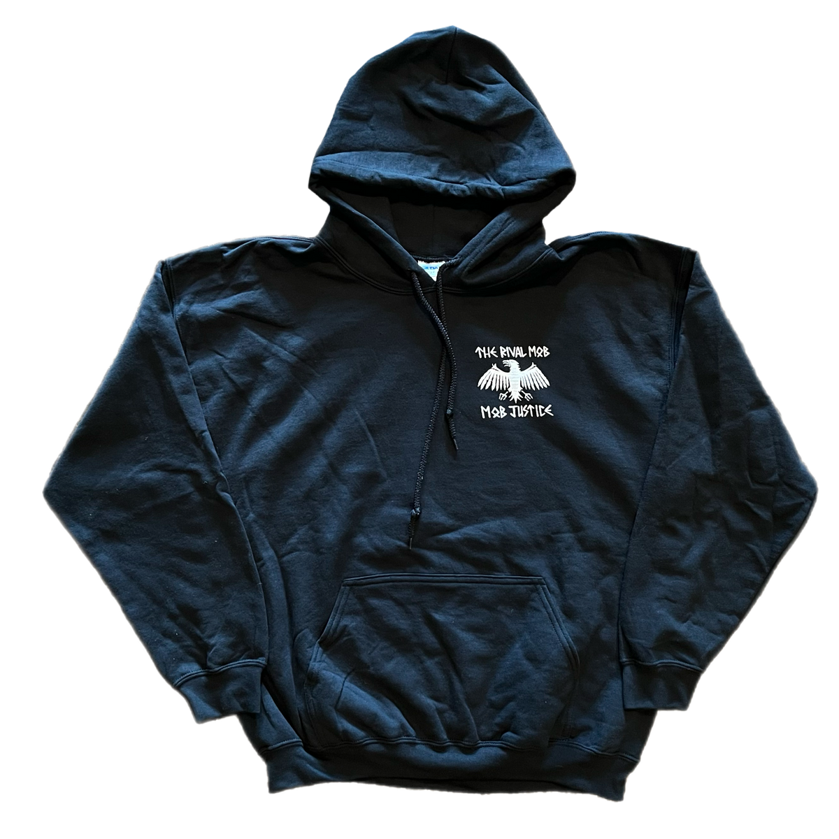 The Rival Mob "Mob Justice" White Ink Pullover Hoodie