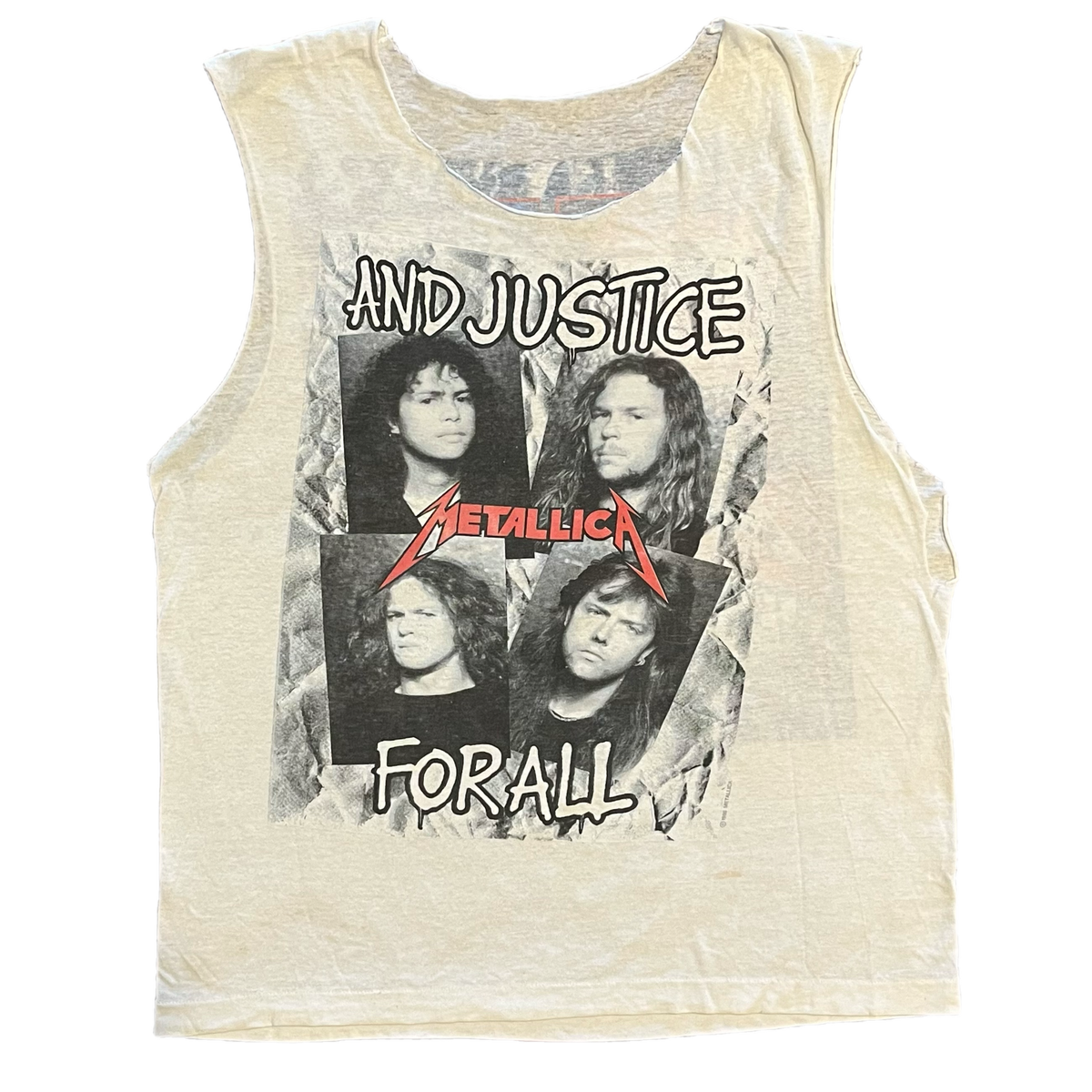 Vintage Metallica "And Justice For All" Cut Off Shirt