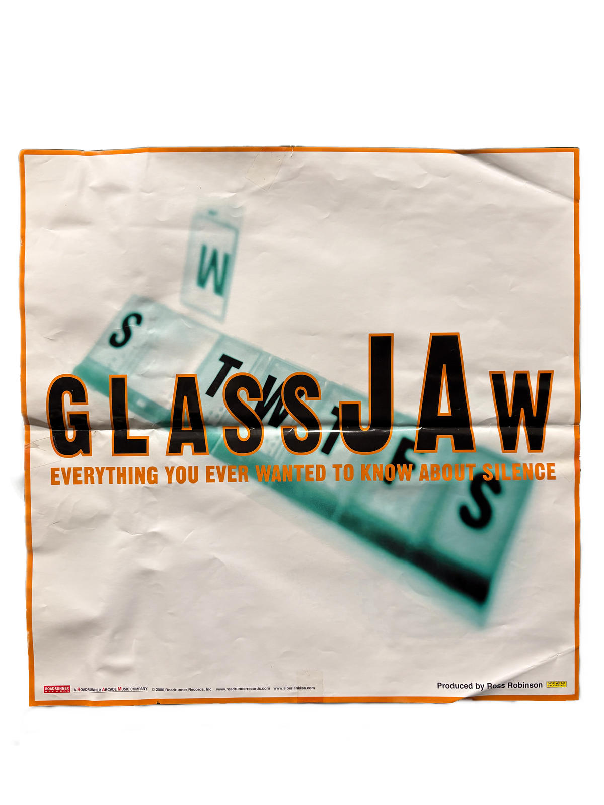 Vintage Glassjaw "Everything You Ever Wanted to Know About Silence" Poster - jointcustodydc