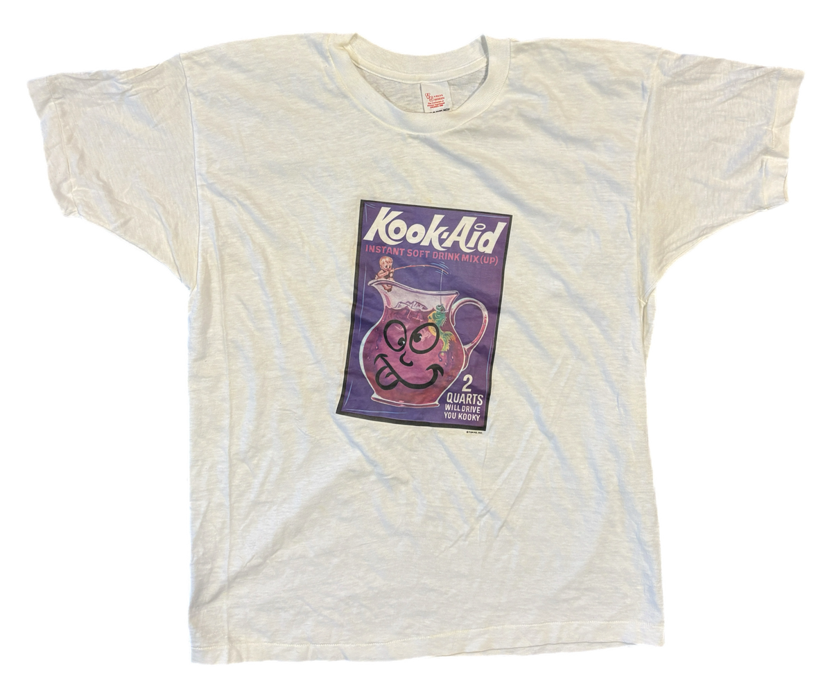 Vintage Wacky Packages "Kook Aid" Iron-On Shirt