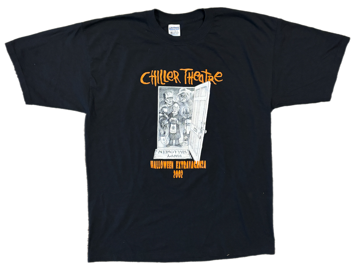 Vintage Chiller Theatre "Halloween Extravaganza 2002" Staff Shirt