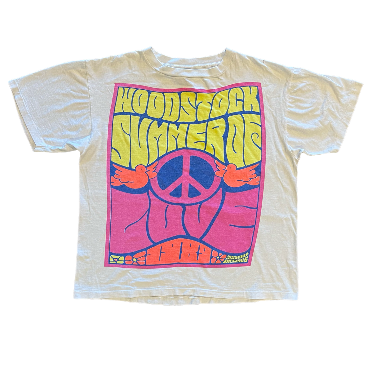 Vintage Woodstock "Summer Of Love" '89 T-Shirt - jointcustodydc