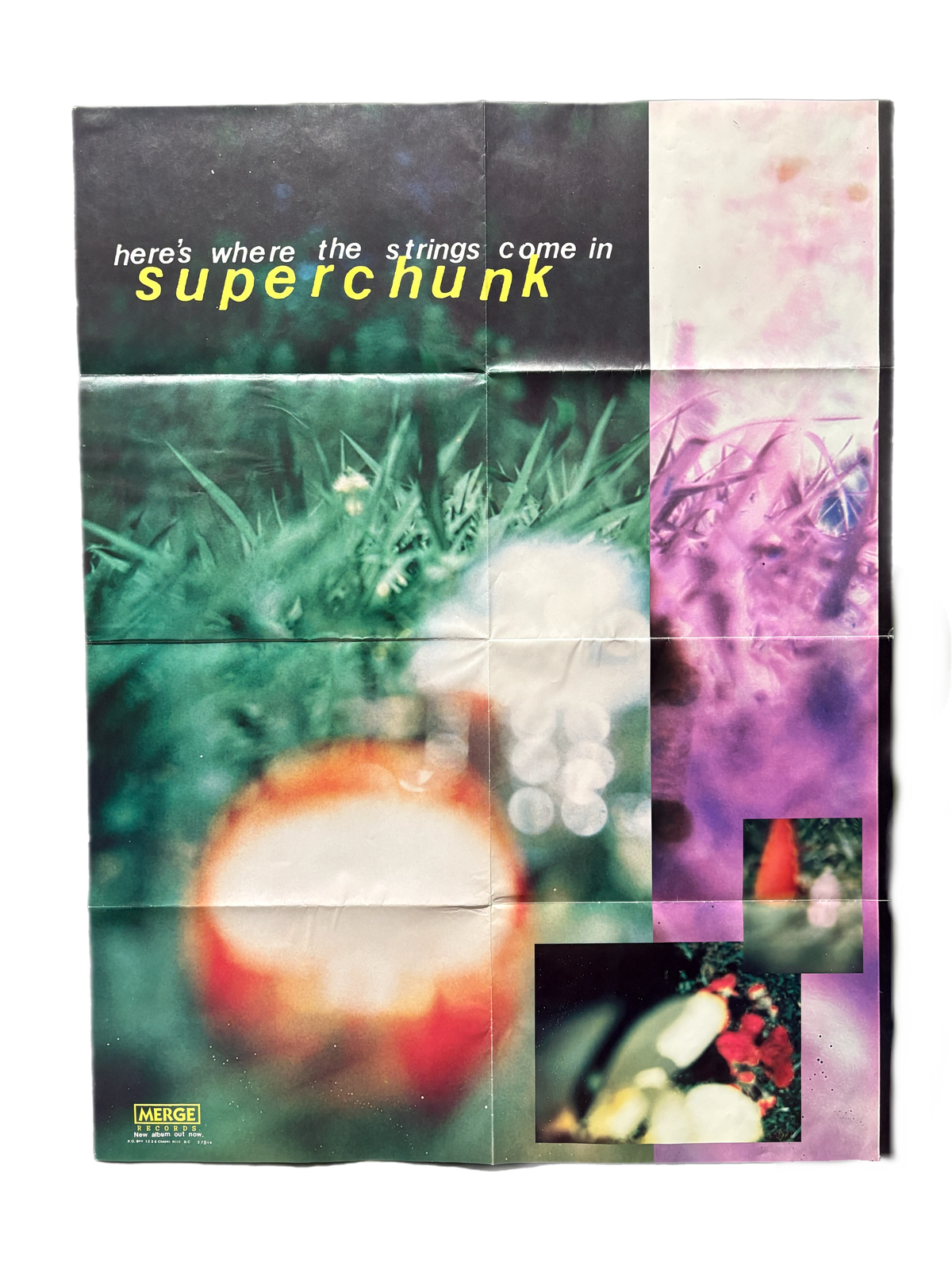 Vintage Superchunk "Here's Where the Strings Come In" Poster - jointcustodydc