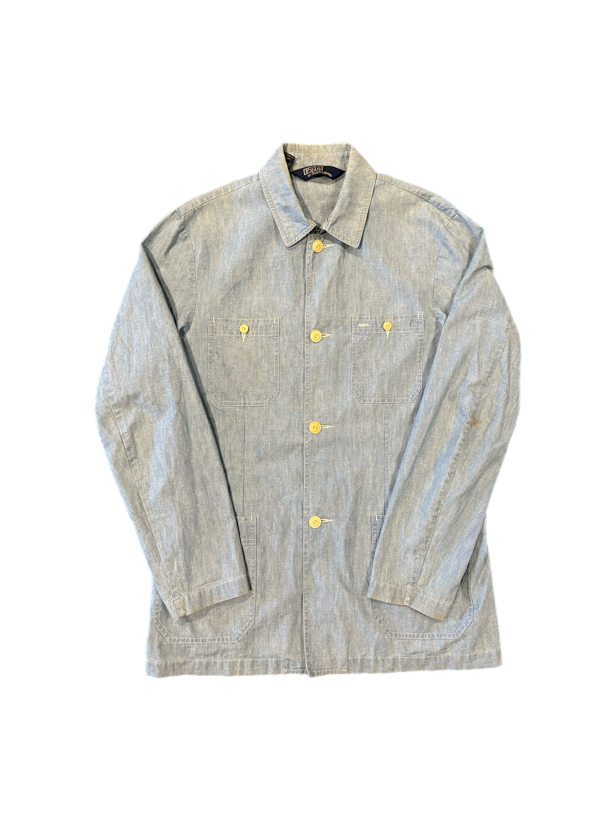 Vintage Polo Ralph Lauren Chambray Chore Jacket - jointcustodydc