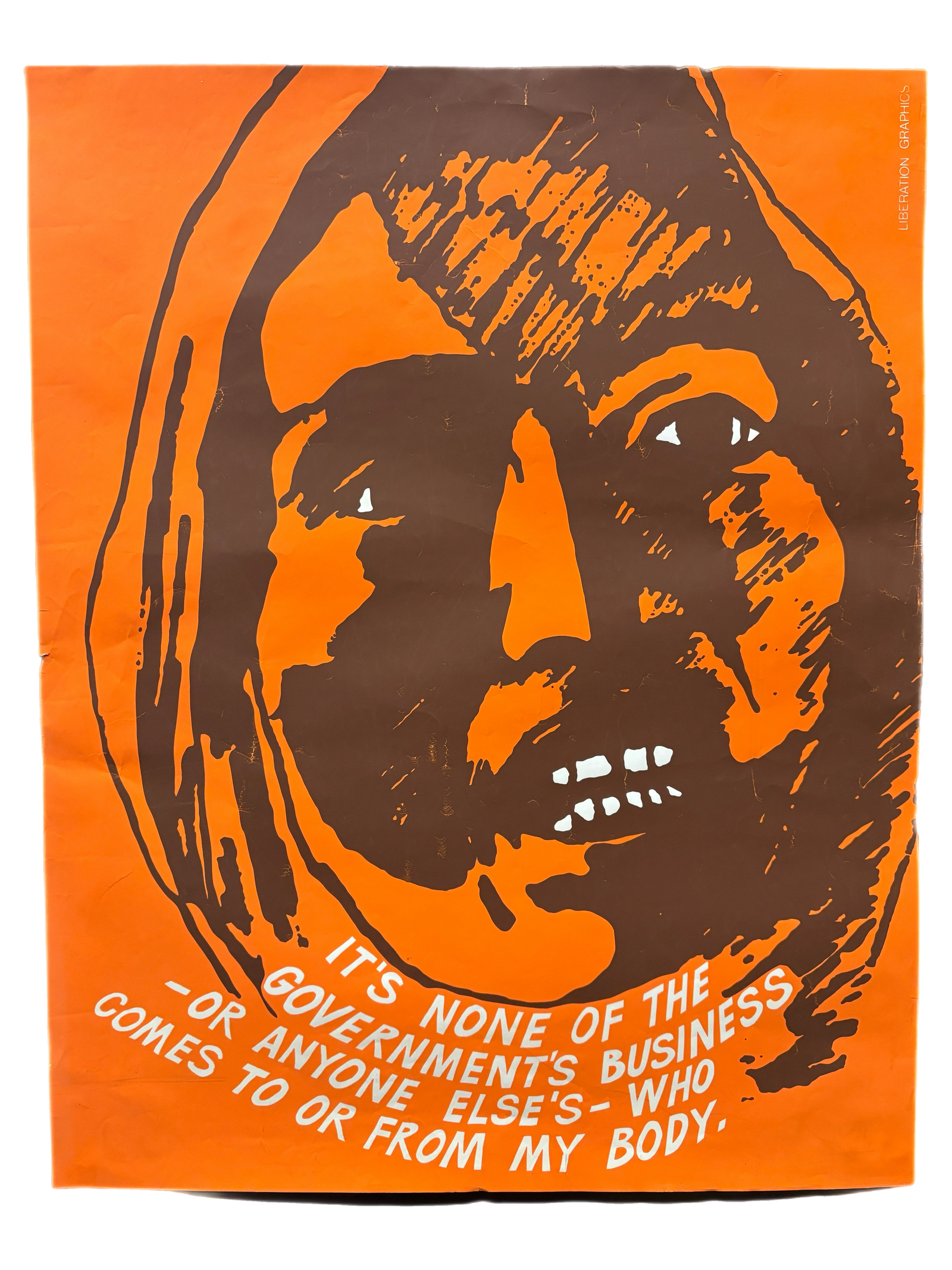 Vintage Liberation Graphics "It's None of the Government's Business" Poster - jointcustodydc
