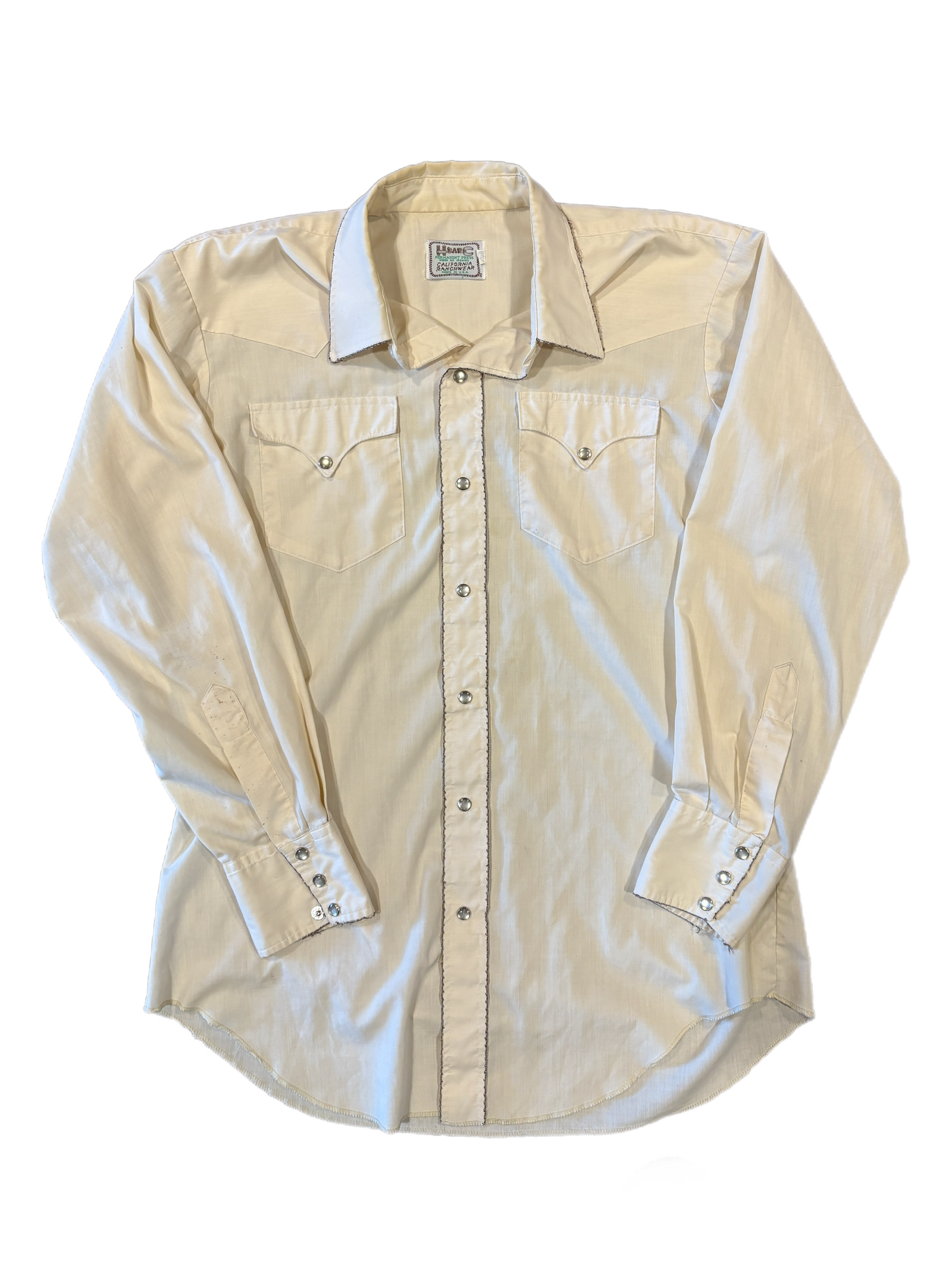 Vintage H Bar C "California Ranchwear" Pearl Snap Western Shirt - jointcustodydc