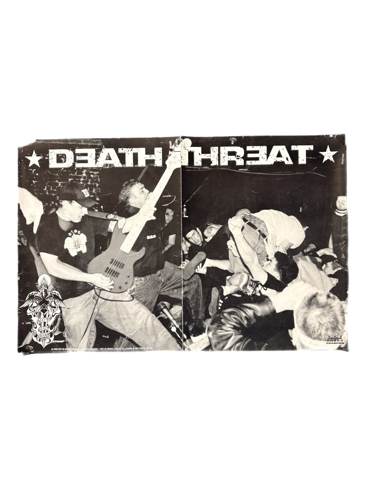 Vintage Death Threat "2002 Live Photo" Poster