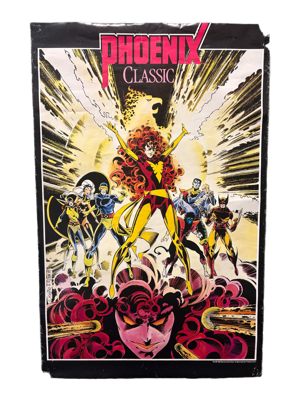 Vintage Phoenix Classic X-Men "Leonardi + Austin 1986" Poster