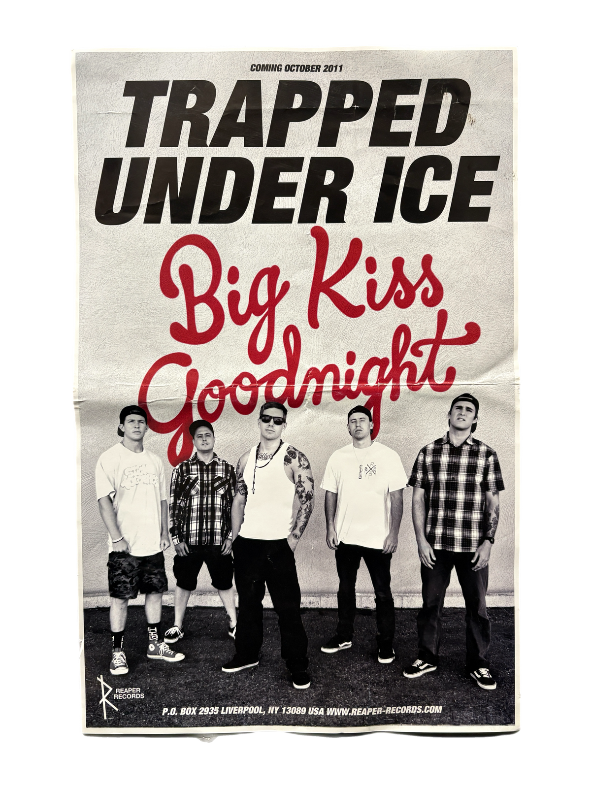 Trapped Under Ice "Big Kiss Goodnight" Promo Poster - jointcustodydc
