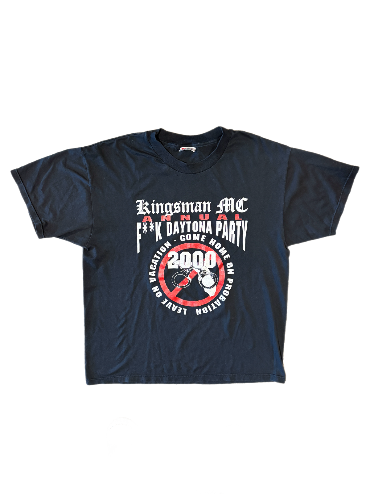 Vintage Kingsman MC "F**k Daytona Party" Shirt